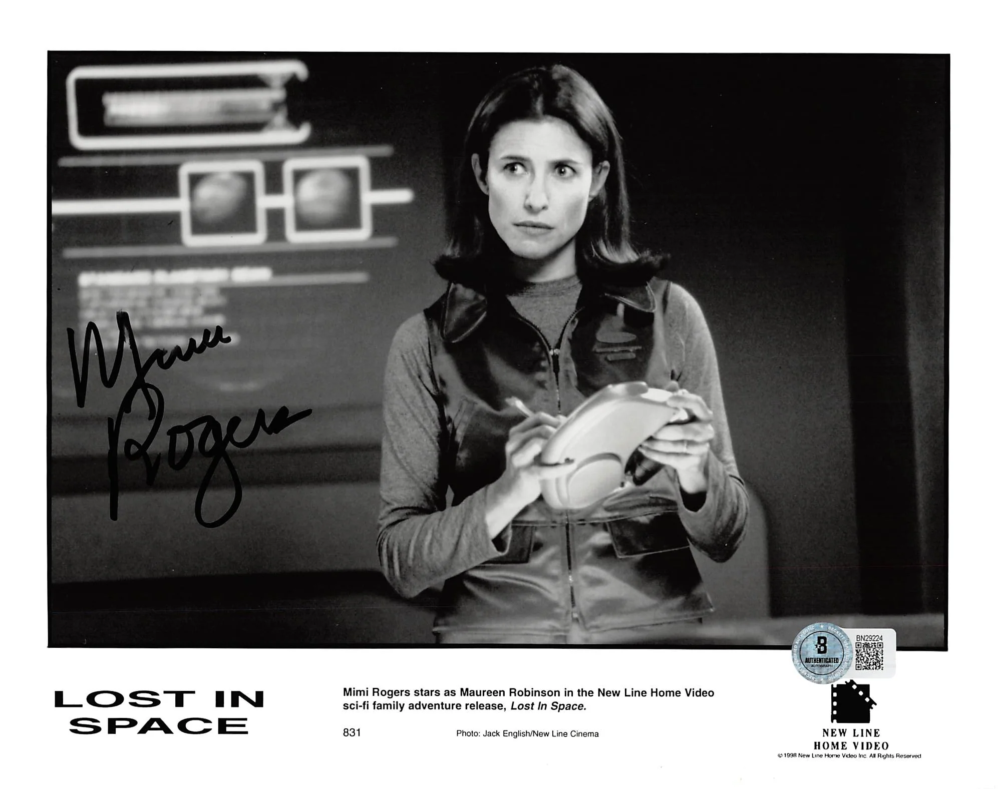 Mimi Rogers Lost in Space Authentic Signed 8x10 Photo Autographed BAS #BN29224 - Image 2