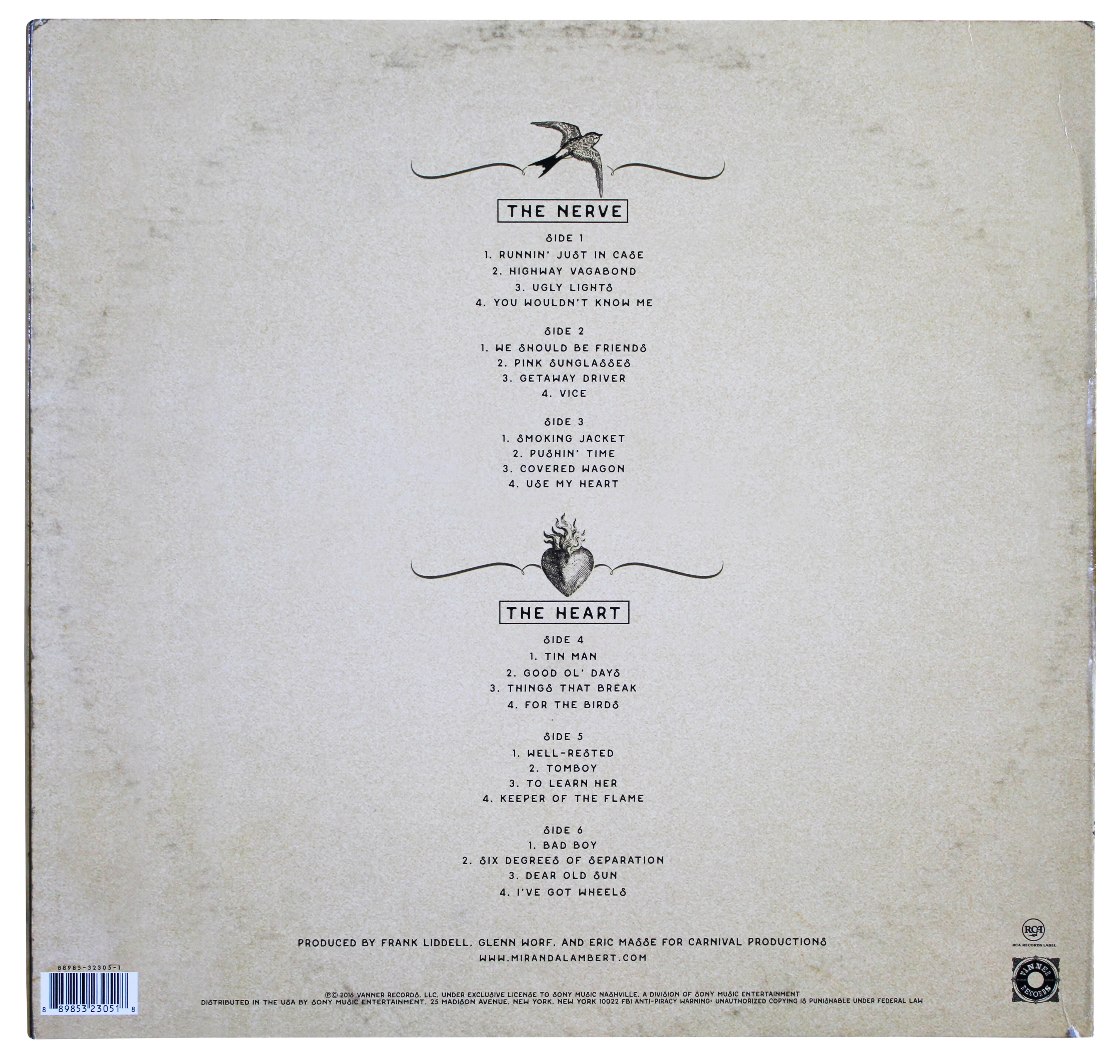 Miranda Lambert Signed The Weight of These Wings Album Cover JSA #CF71422 - Image 5