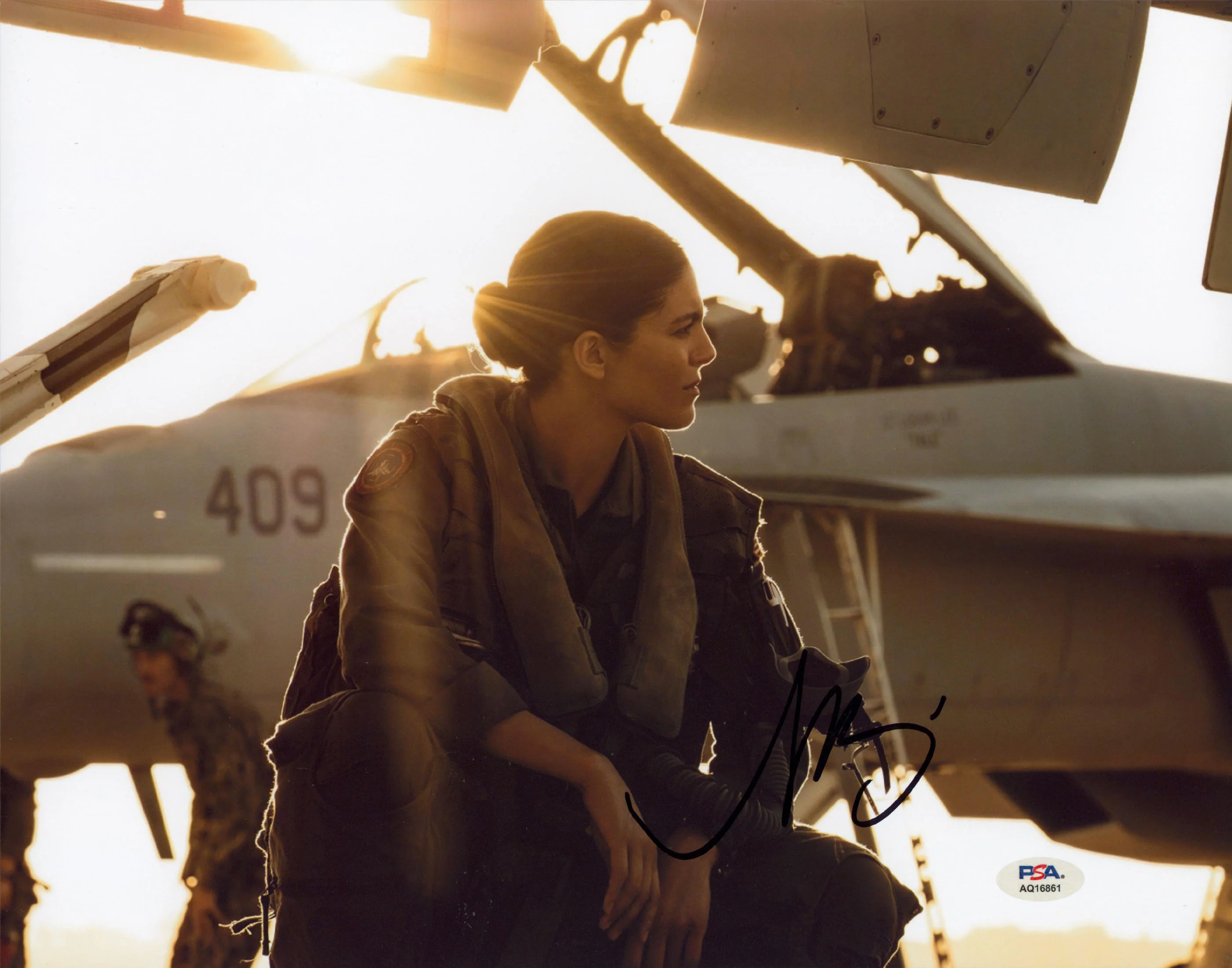 Monica Barbaro Top Gun: Maverick Authentic Signed 11x14 Photo PSA/DNA #AQ16861 - Image 2
