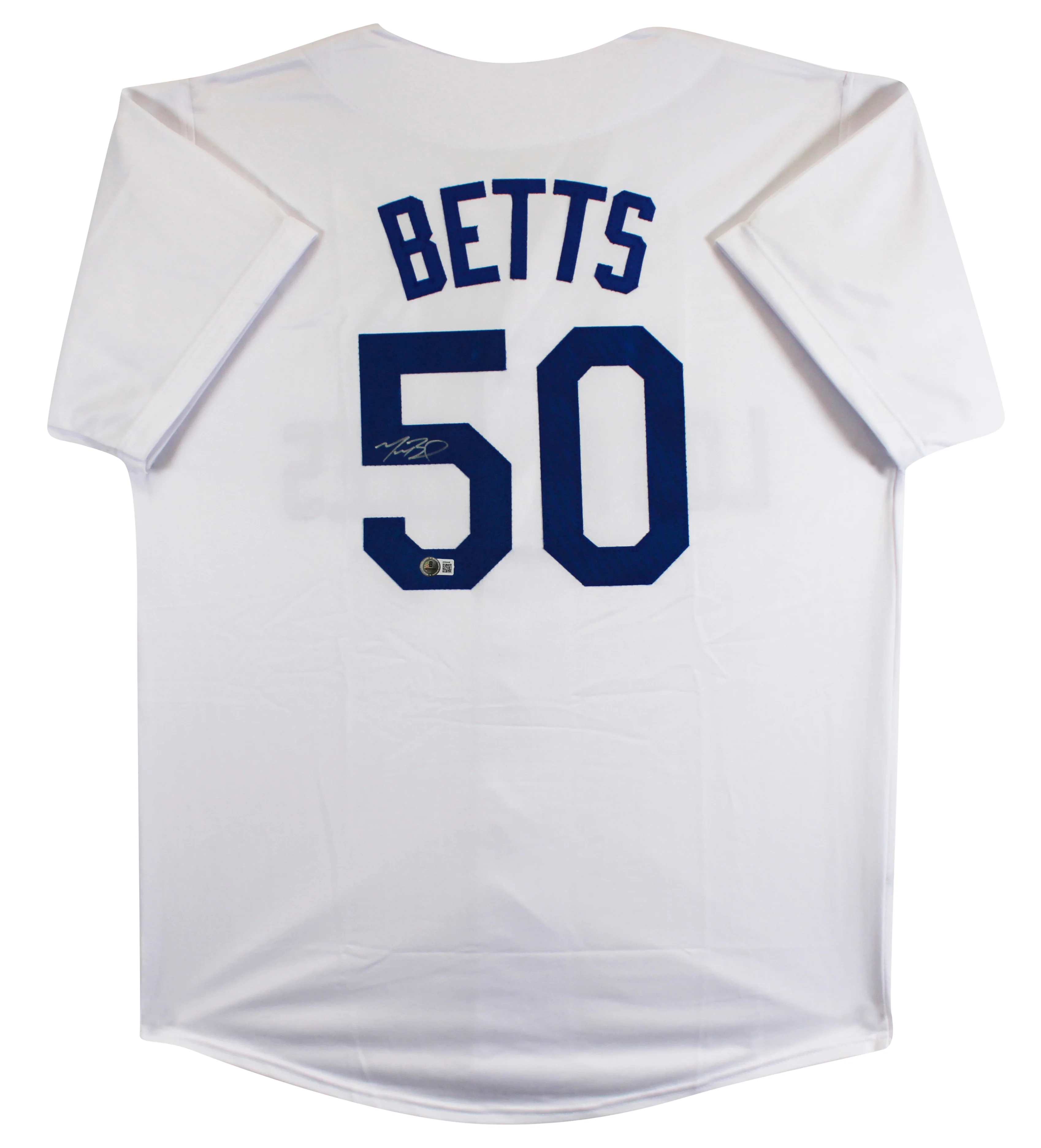 Mookie Betts Authentic Signed White Pro Style Jersey Autographed BAS 1 - Image 2