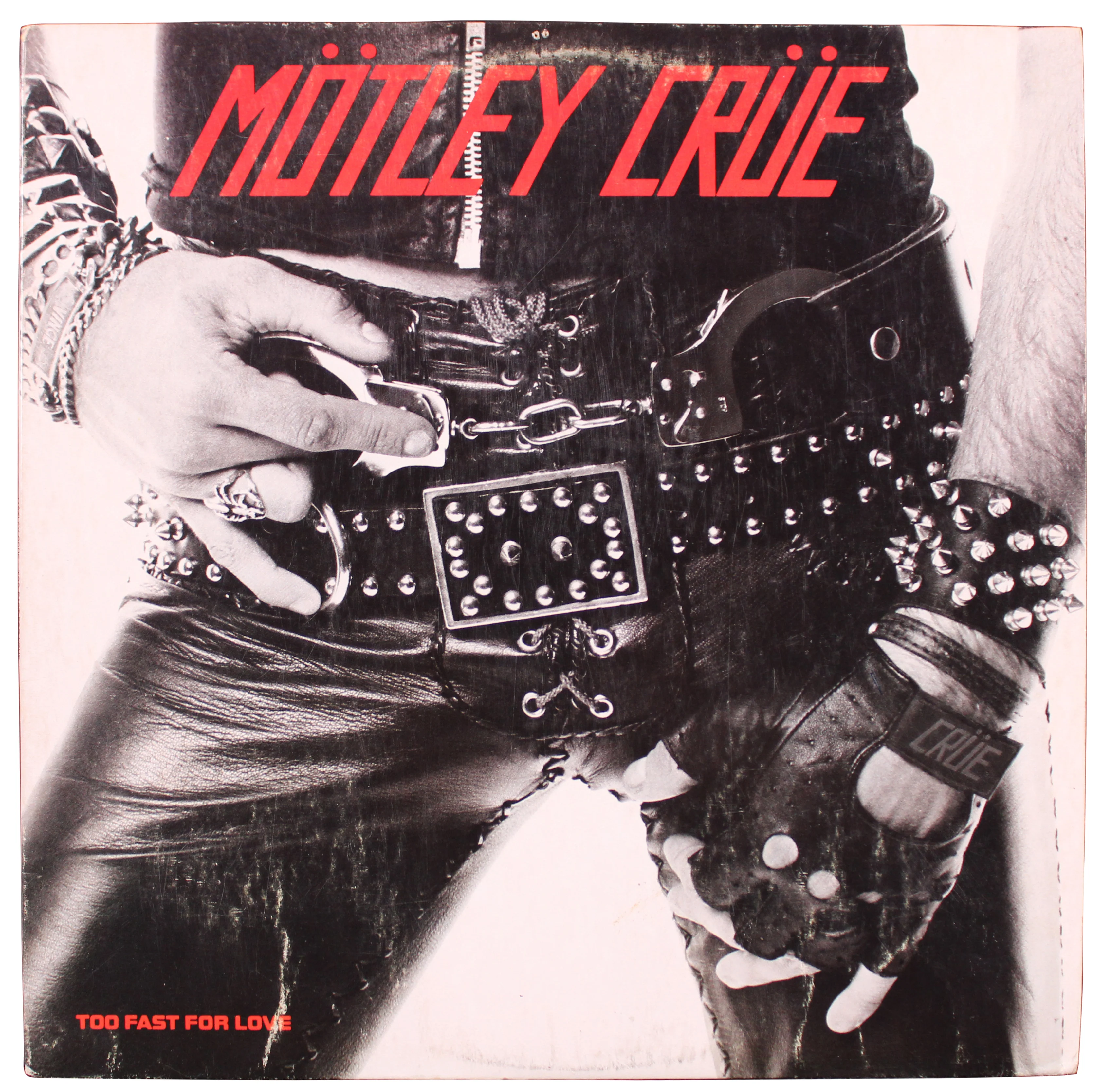 Motley Crue (4) Neil, Sixx, Lee & Mars Signed Album Cover W/ Vinyl BAS #AE19007 - Image 6
