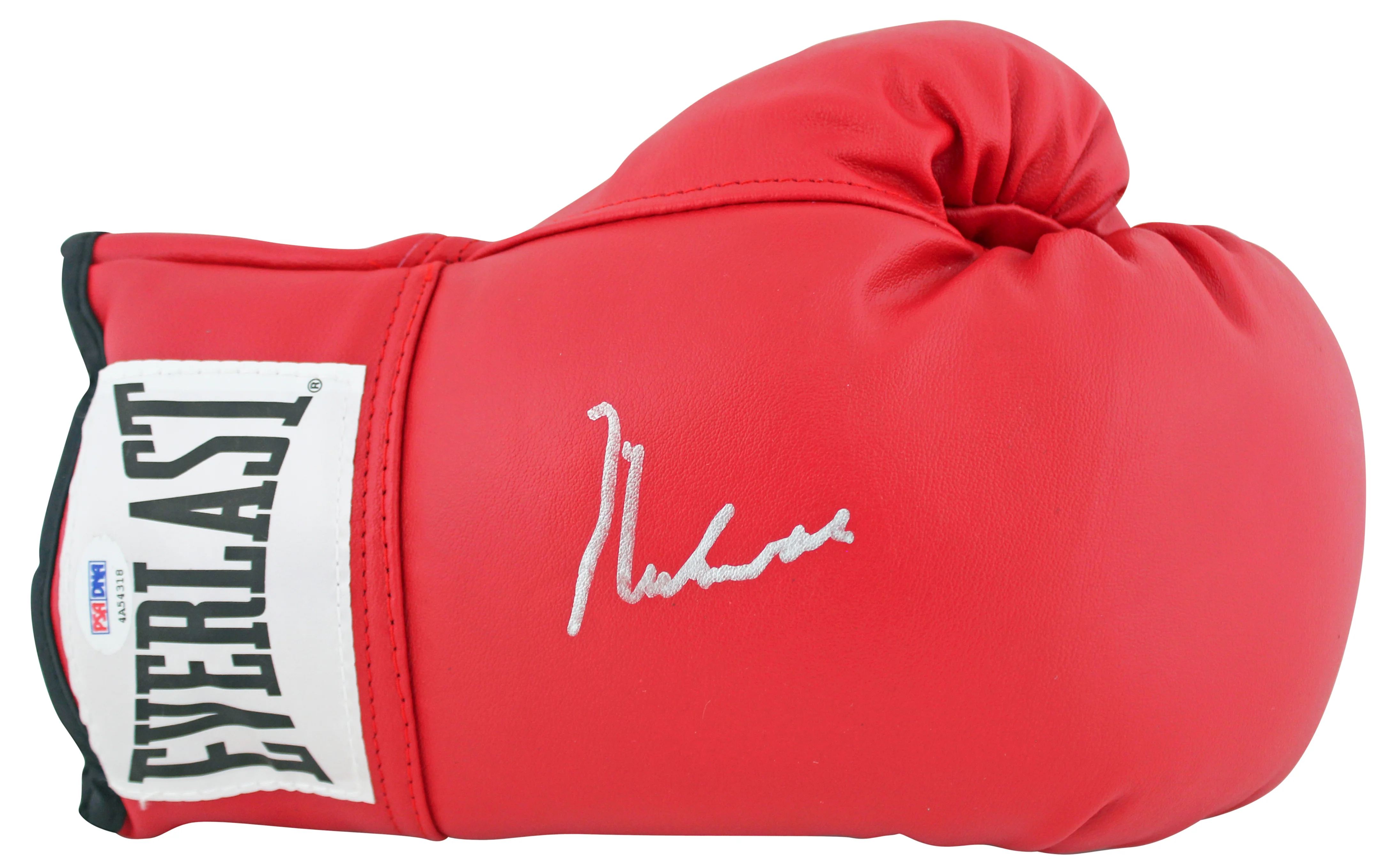 Muhammad Ali Authentic Signed Red Everlast Boxing Glove PSA/DNA Itp #4A54318