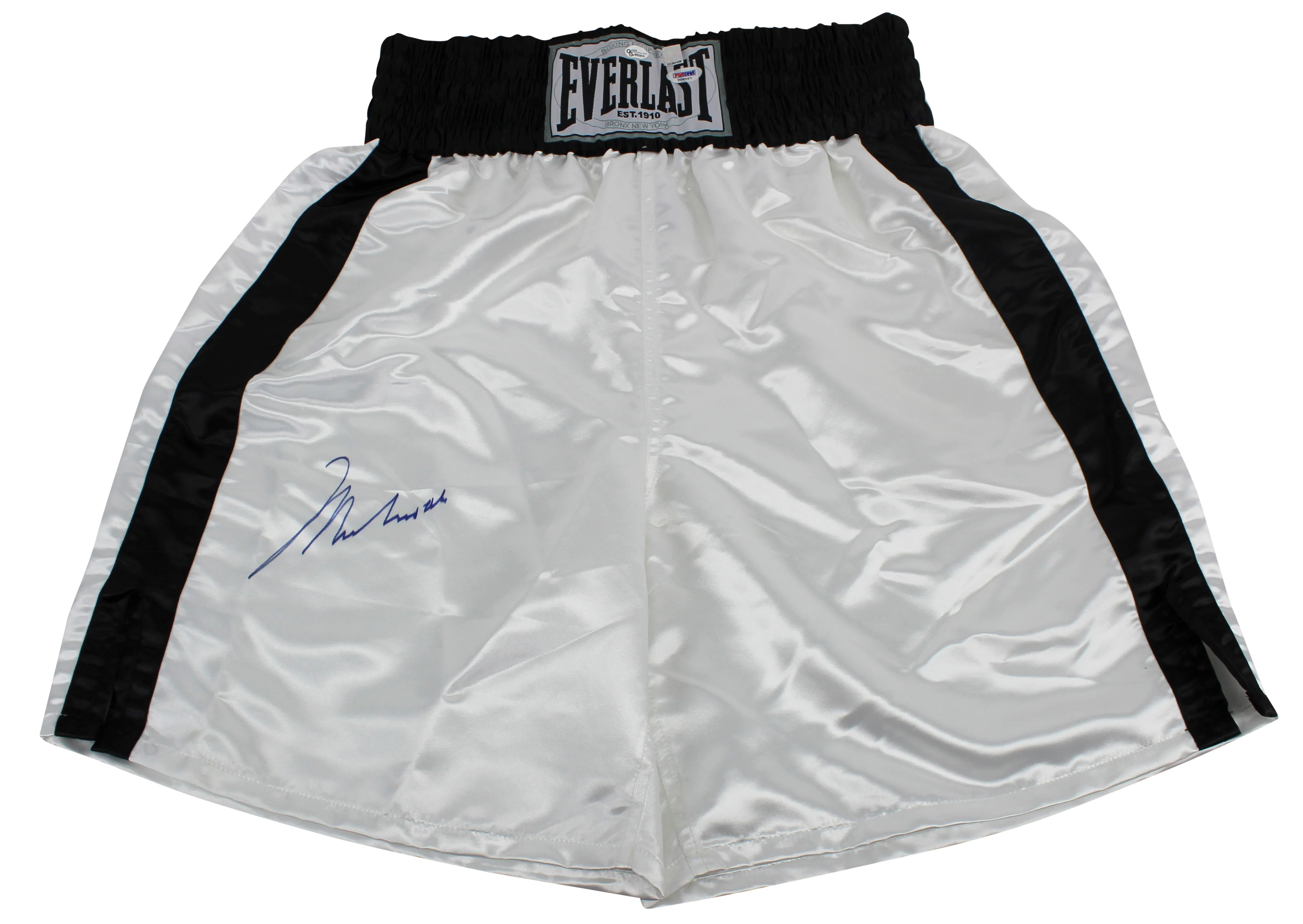 Muhammad Ali Authentic Signed White Everlast Boxing Trunks PSA/DNA #T08067 - Image 2