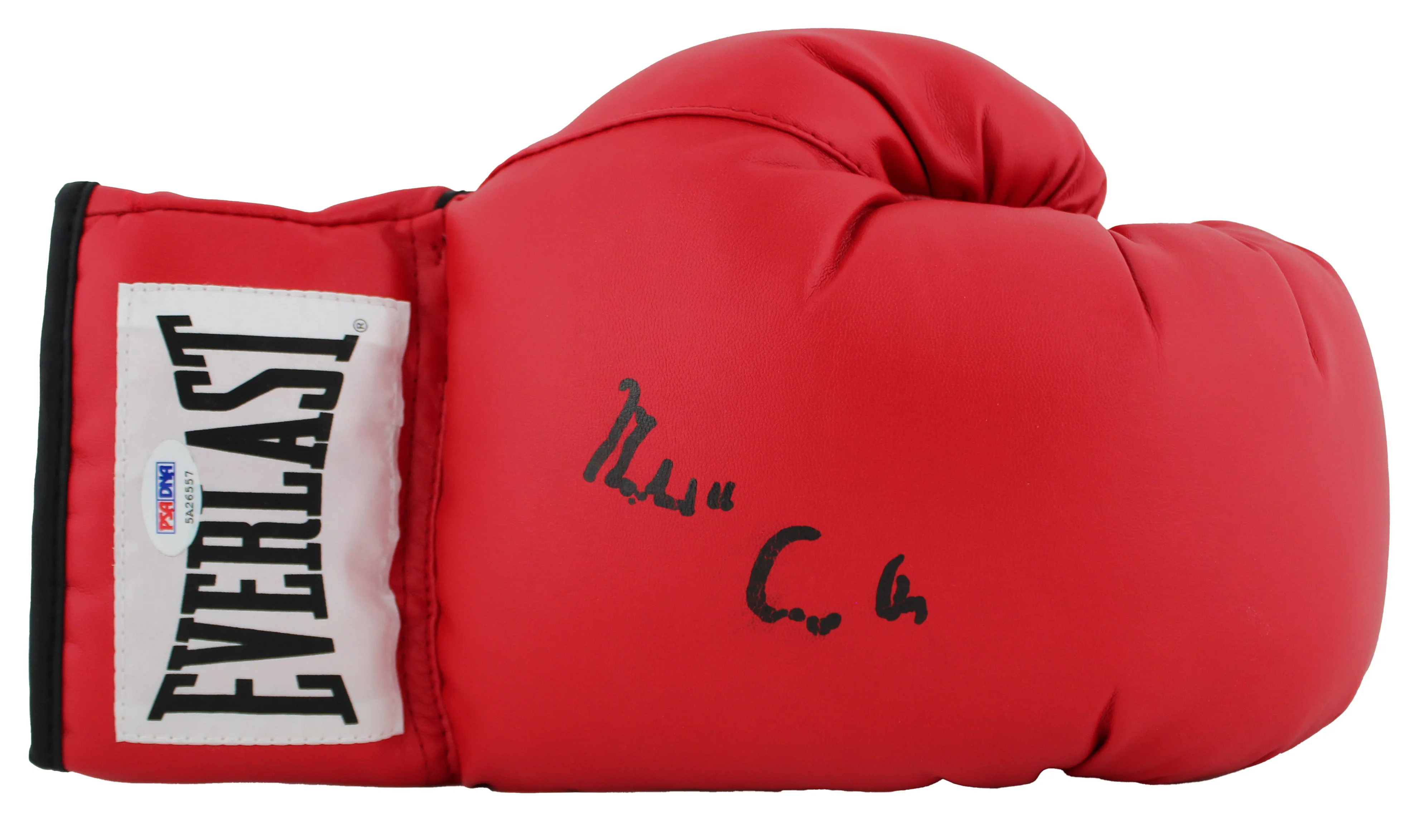 Muhammad Ali "Cassius Clay" Signed Red Everlast Boxing Glove BAS #AD04260 - Image 2