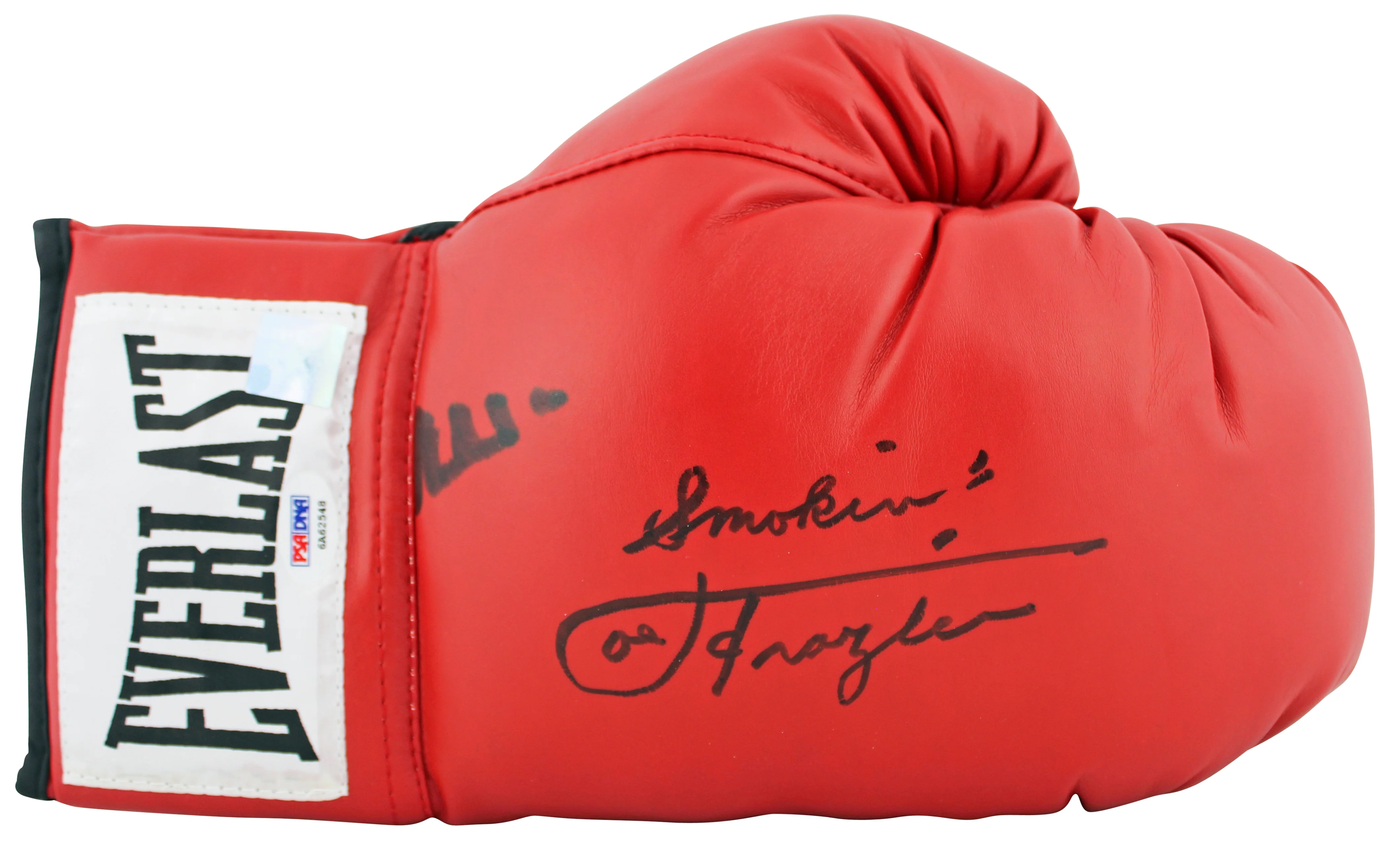 Muhammad Ali & Joe Frazier Signed Red Everlast Boxing Glove PSA/DNA #6A62548 - Image 2