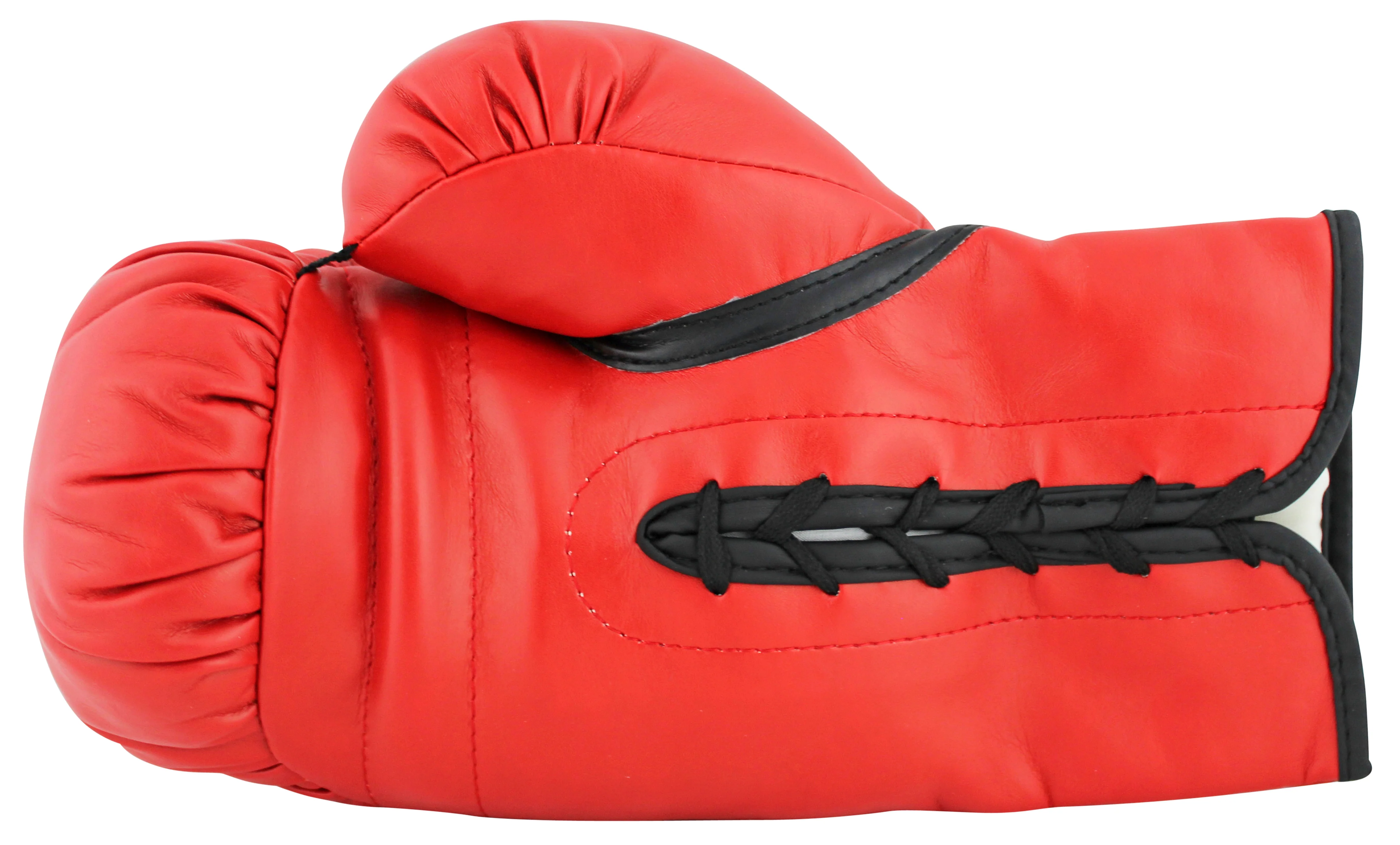 Muhammad Ali & Joe Frazier Signed Red Everlast Boxing Glove PSA/DNA #6A62548 - Image 5