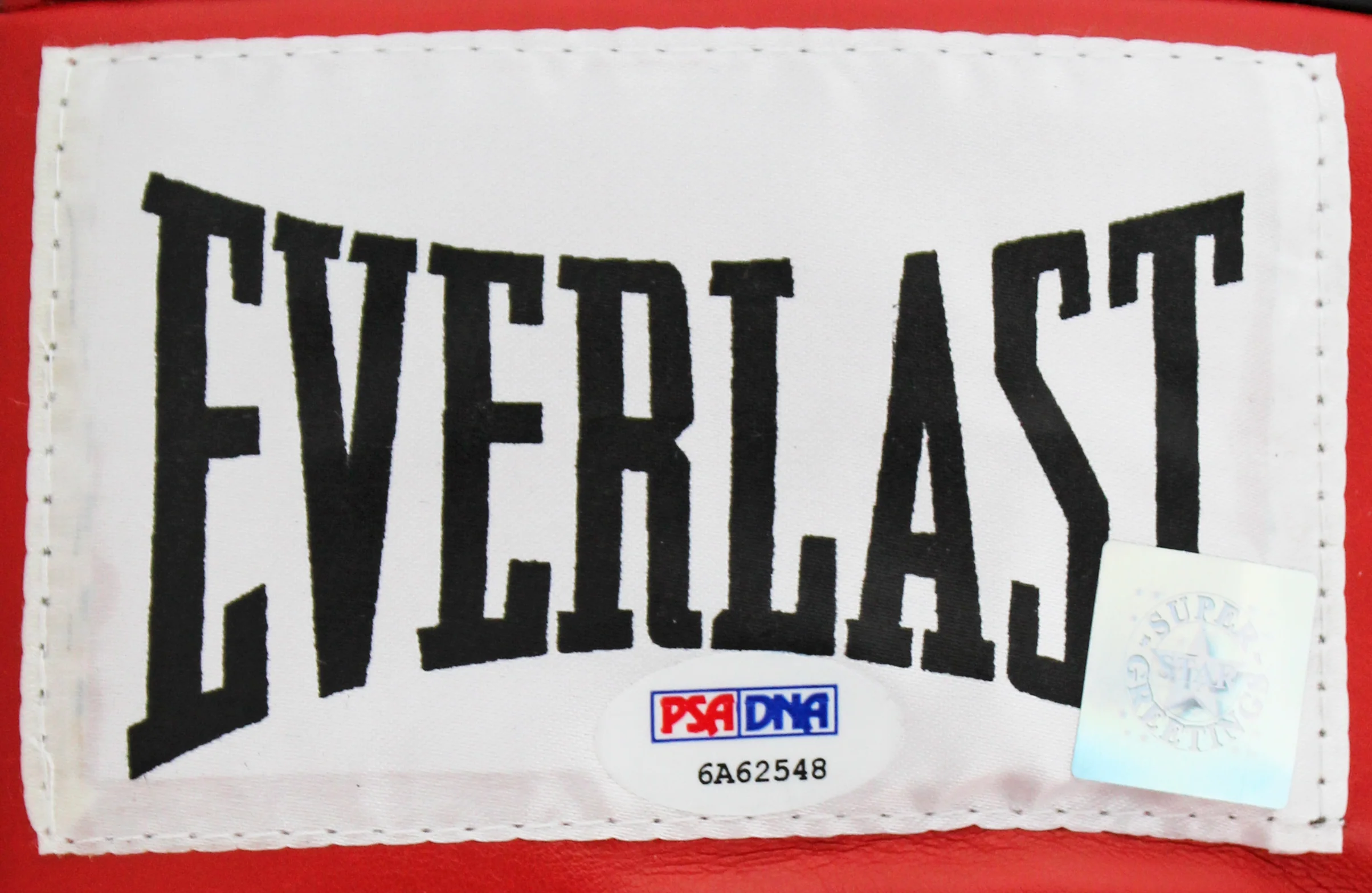 Muhammad Ali & Joe Frazier Signed Red Everlast Boxing Glove PSA/DNA #6A62548 - Image 6