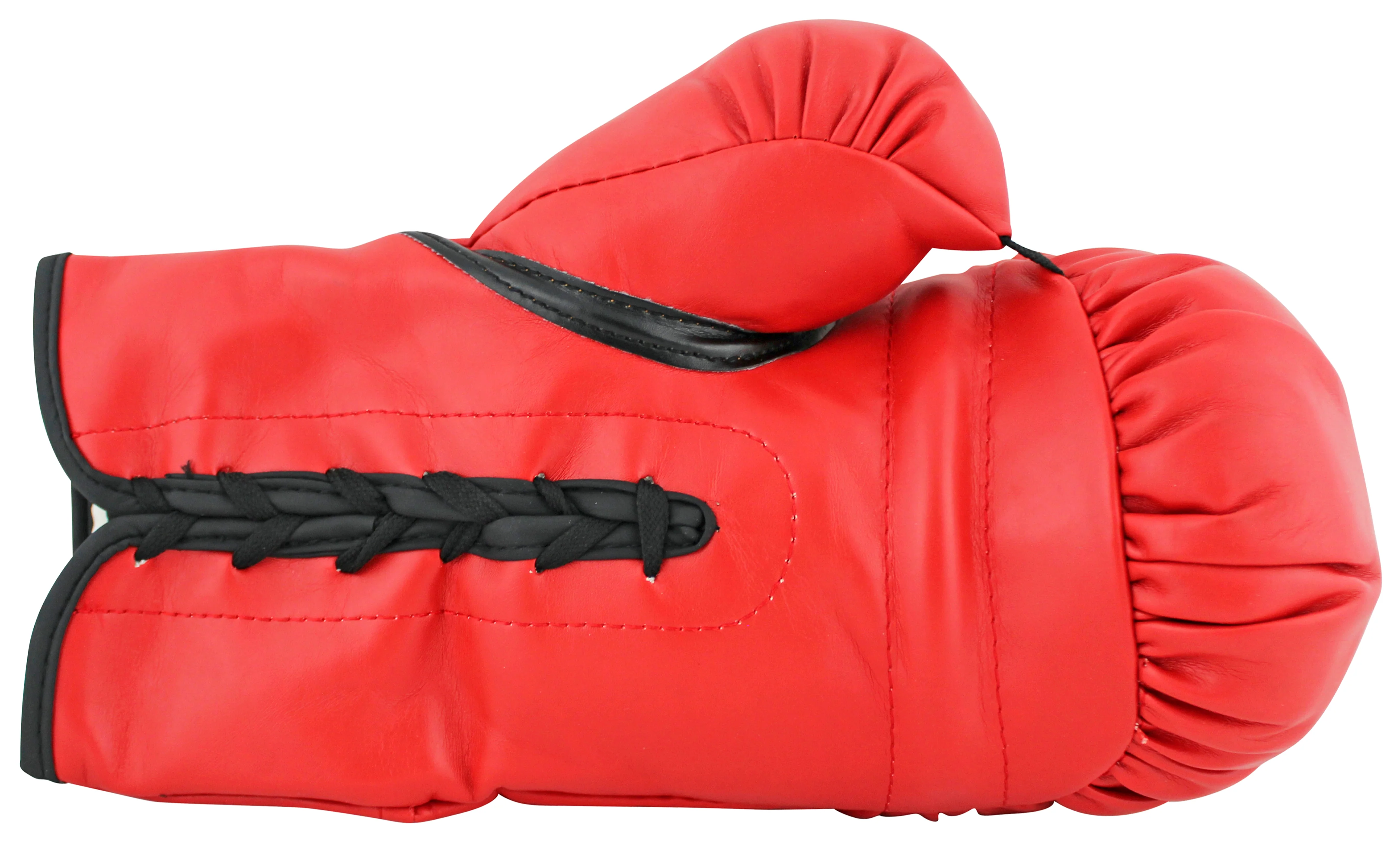 Muhammad Ali & Joe Frazier Signed Red Everlast Boxing Glove PSA/DNA #7A05939 - Image 5