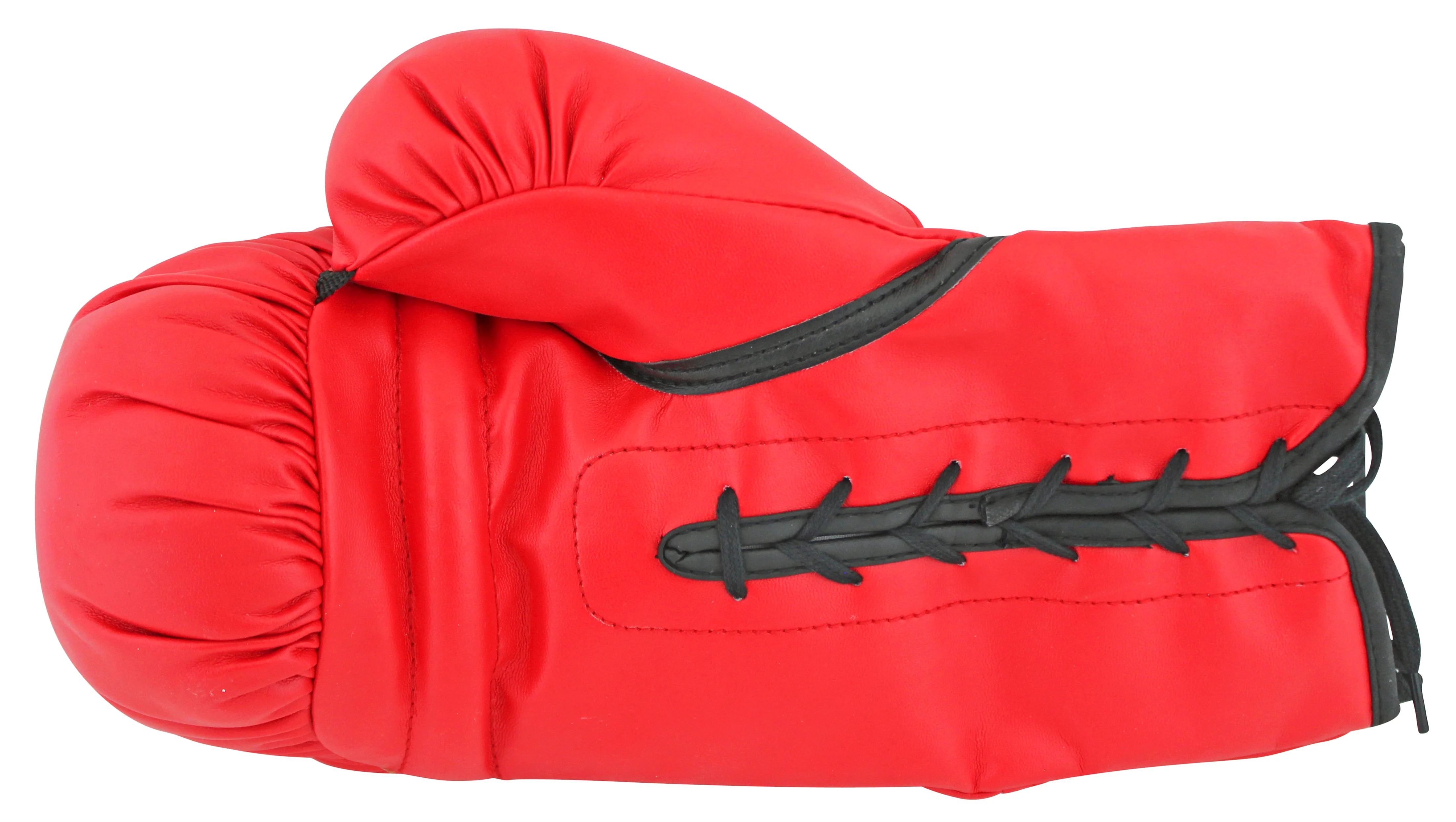 Muhammad Ali & Joe Frazier Signed Red Everlast Boxing Glove PSA/DNA #V68264 - Image 5