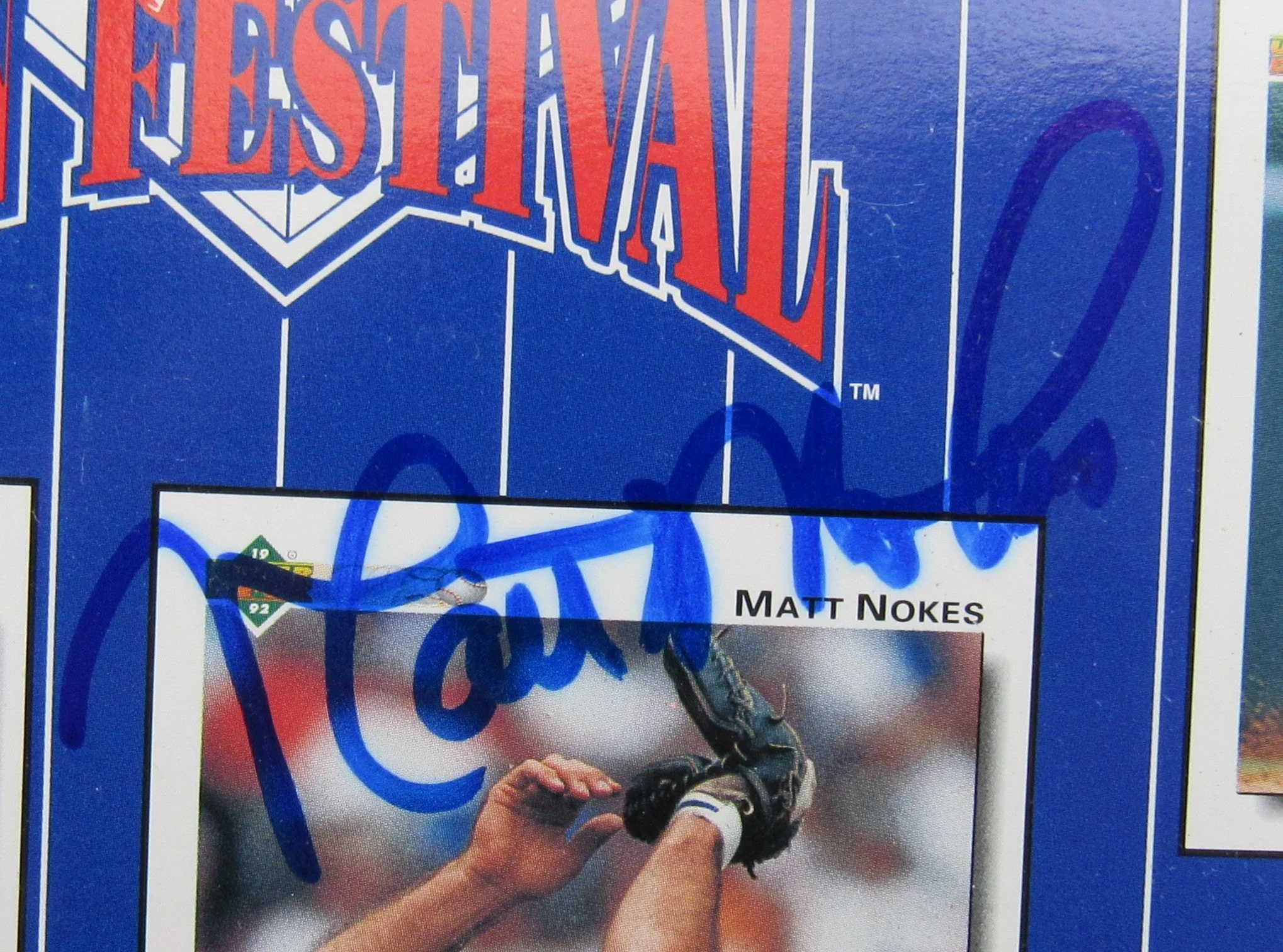 Bernie Williams Matt Nokes Pat Kelly Multi Signed 8x10 UDA Photo - Image 3