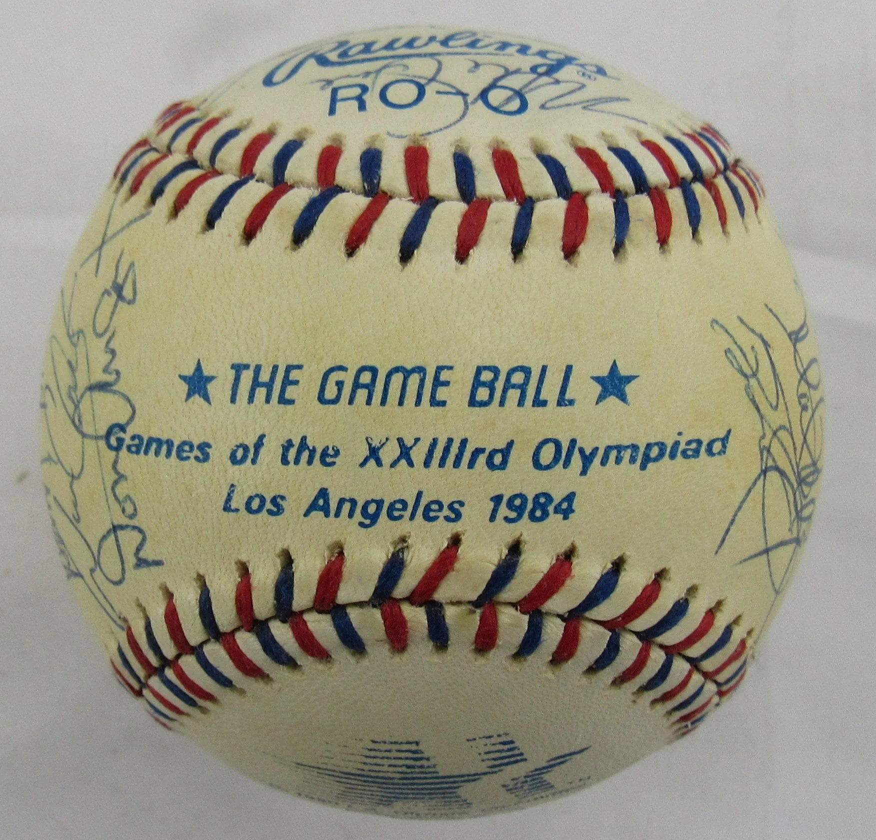 1984 Olympic Baseball Team Signed Ball - Mark McGwire, Cory Snyder, Will Clark and More - Image 2
