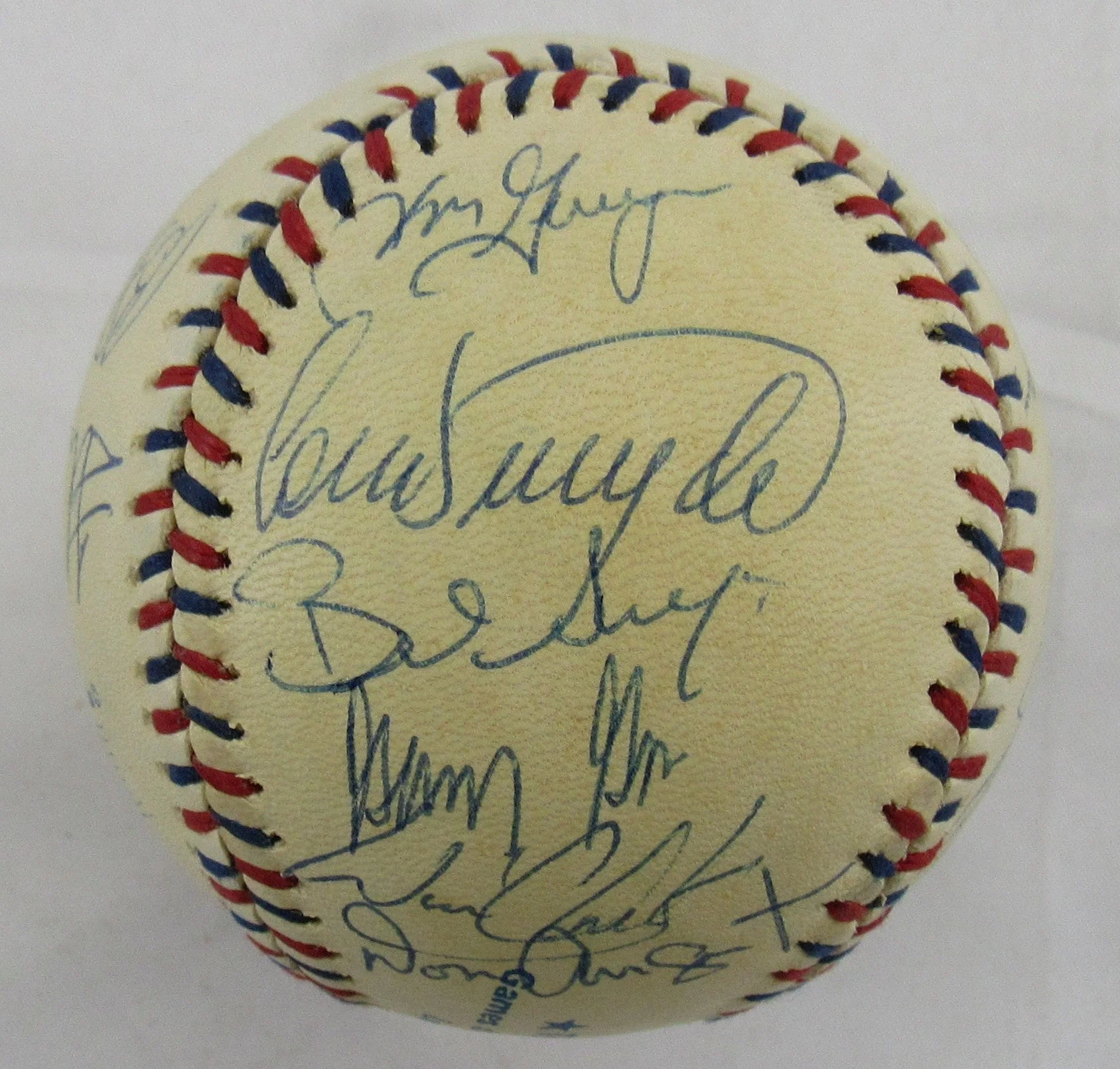 1984 Olympic Baseball Team Signed Ball - Mark McGwire, Cory Snyder, Will Clark and More - Image 3