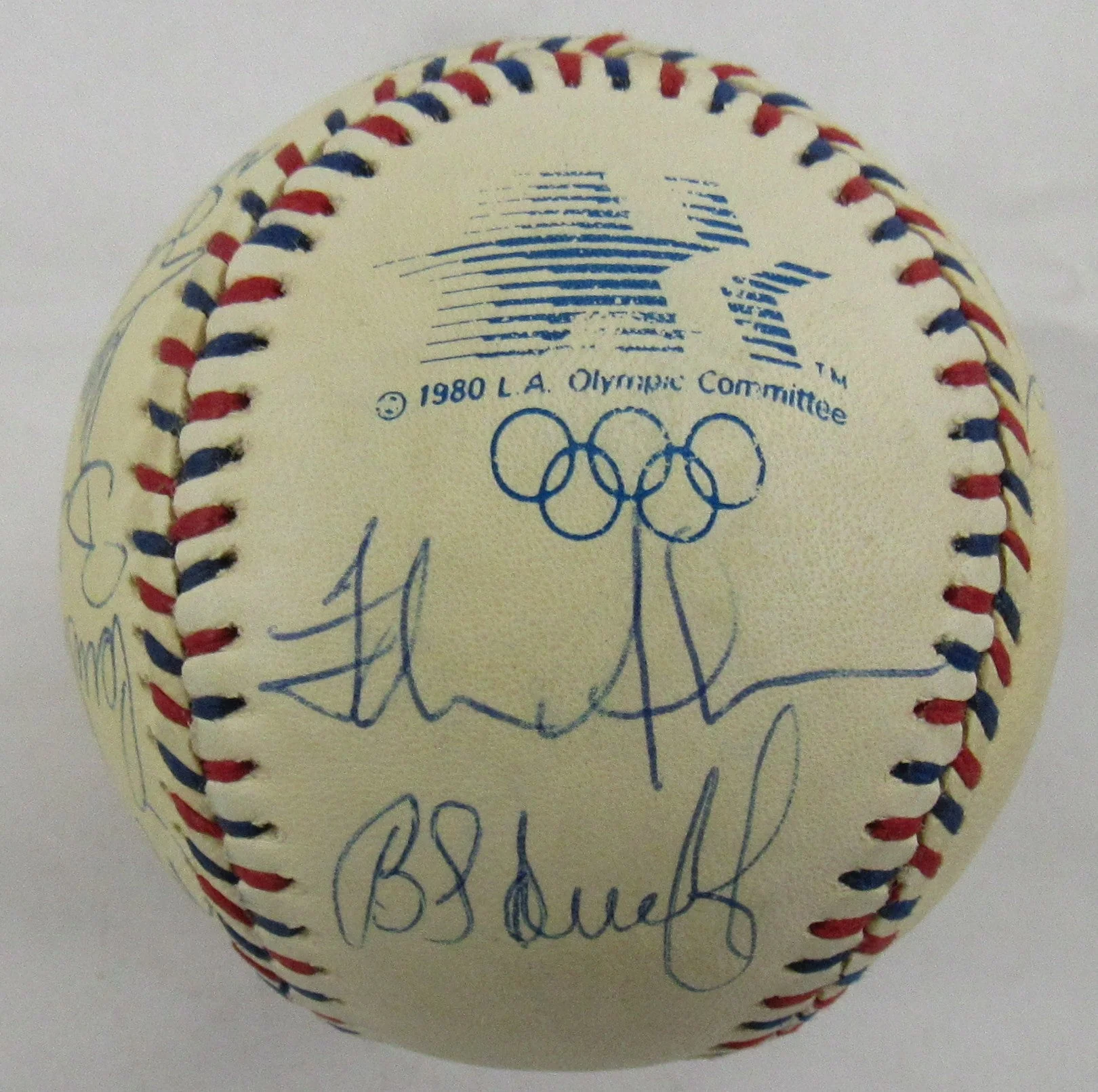 1984 Olympic Baseball Team Signed Ball - Mark McGwire, Cory Snyder, Will Clark and More - Image 4