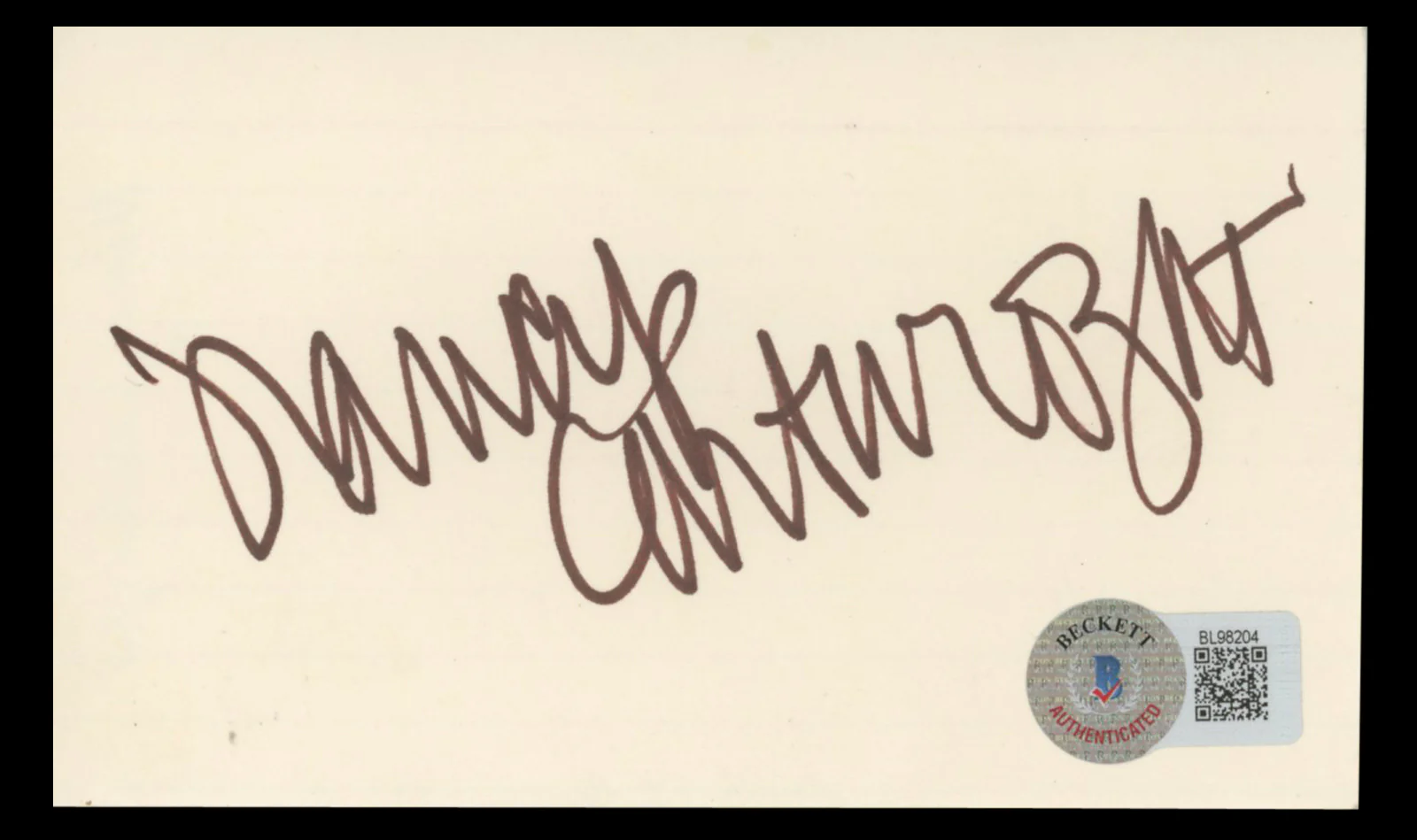 Nancy Cartwright The Simpsons Authentic Signed 3x5 Index Card BAS #BL98204 - Image 2