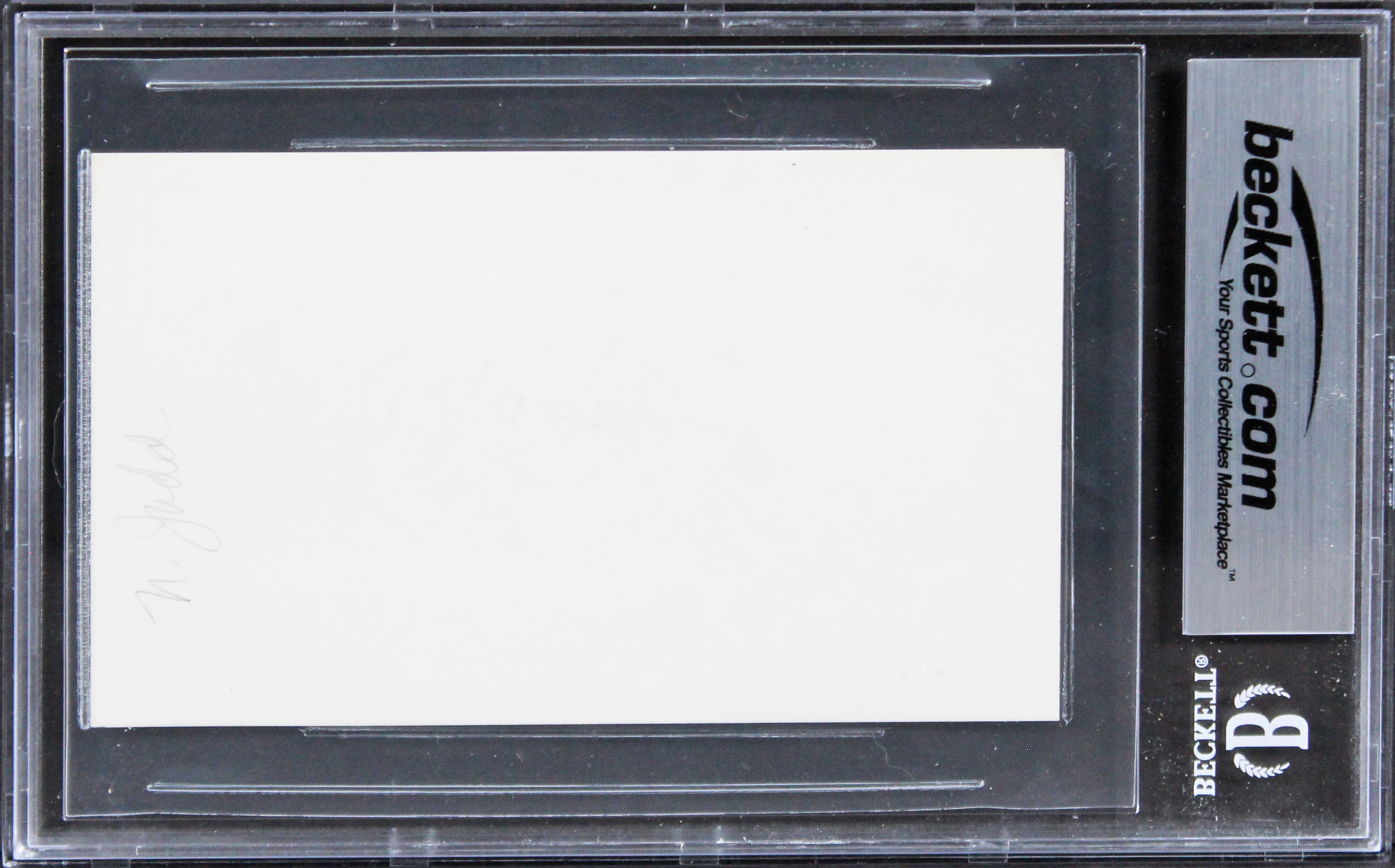 Naomi Judd Someone Like You Authentic Signed 3x5 Index Card BAS Slabbed - Image 3