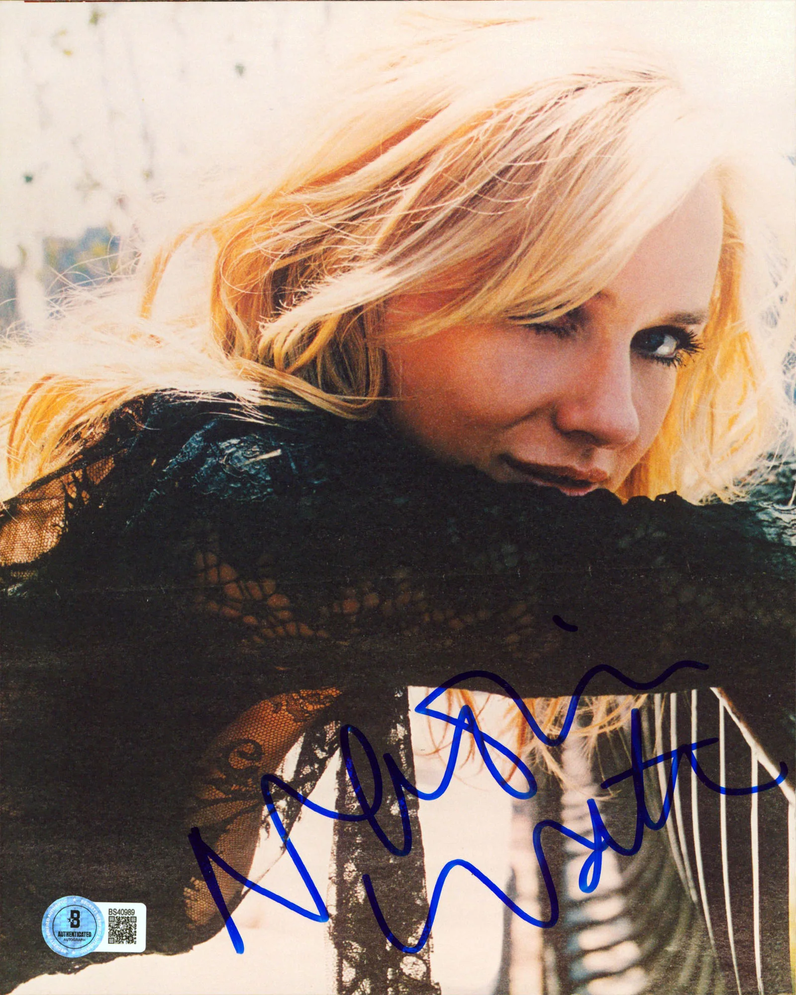 Naomi Watts King Kong Authentic Signed 8x10 Vertical Photo BAS #BS40989