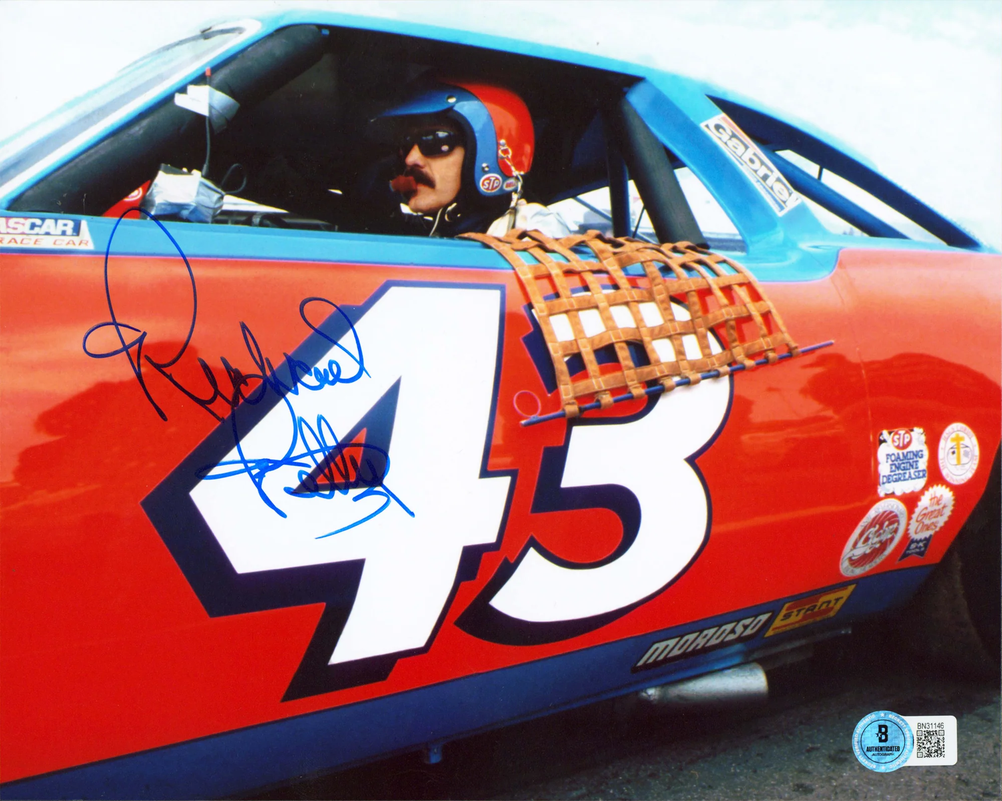 NASCAR Richard Petty Authentic Signed 8x10 Horizontal Photo BAS #BN31146 - Image 2