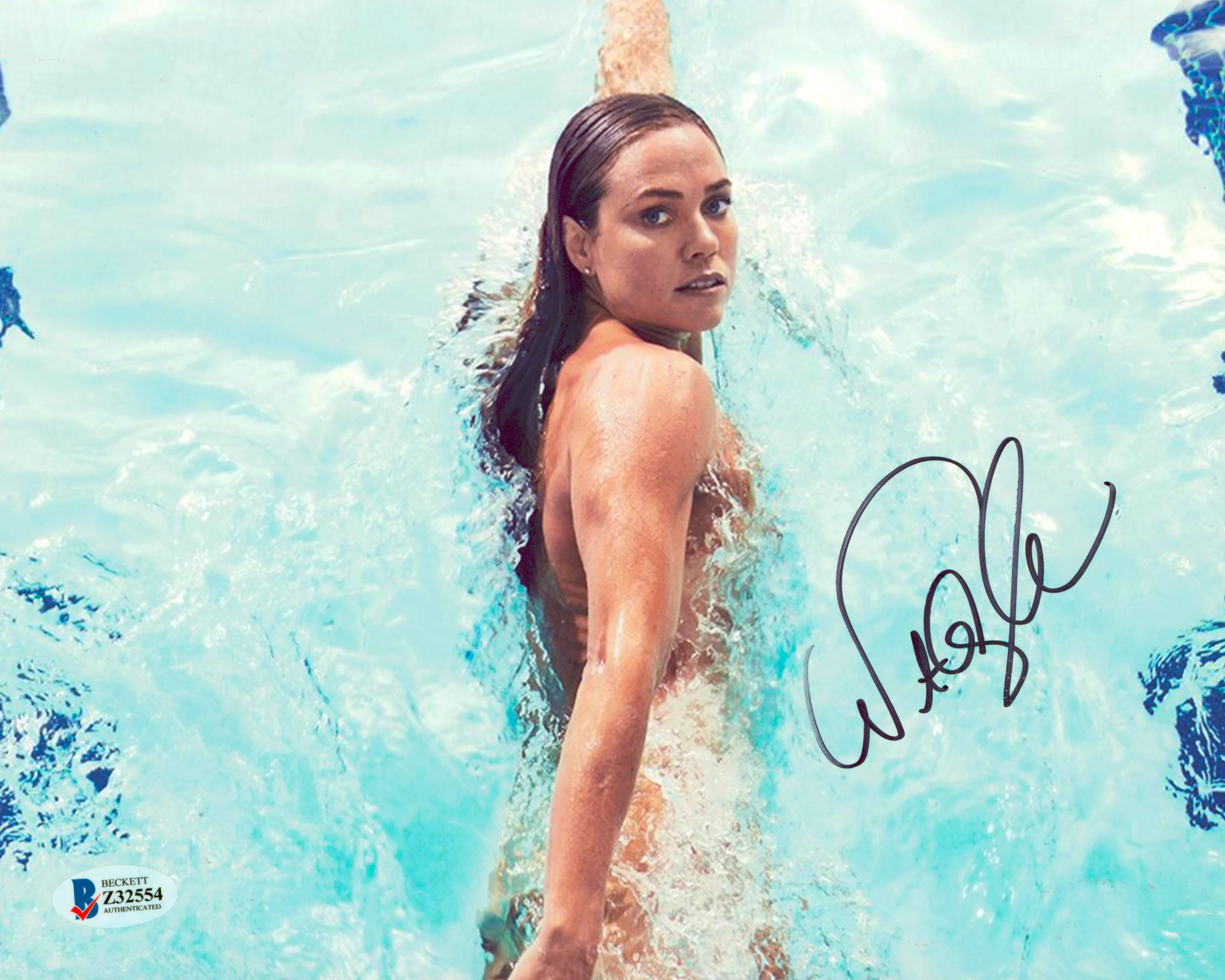 Natalie Coughlin Summer Olympics Authentic Signed 8x10 Photo BAS #Z32554