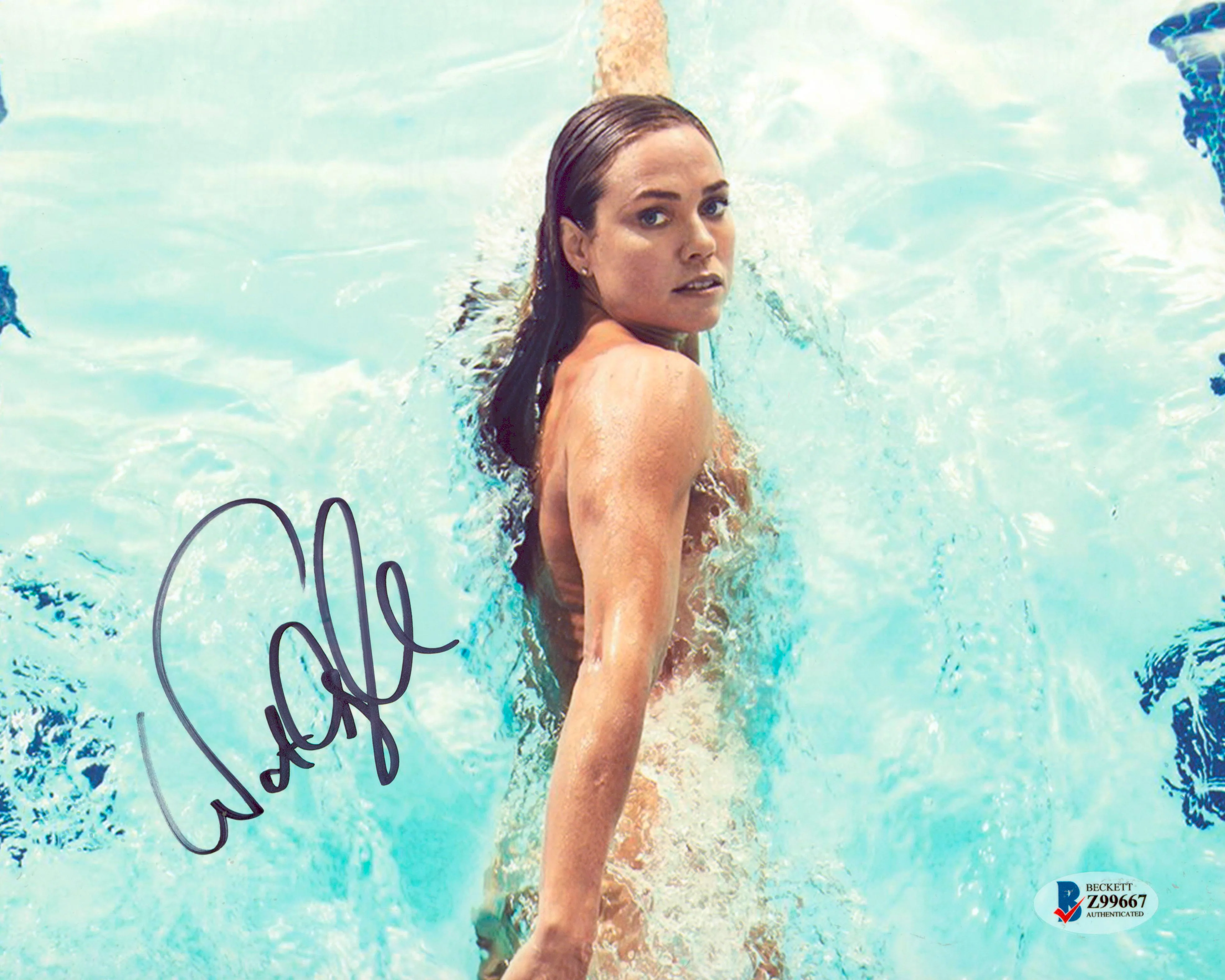 Natalie Coughlin Summer Olympics Authentic Signed 8x10 Photo BAS #Z99667 - Image 2
