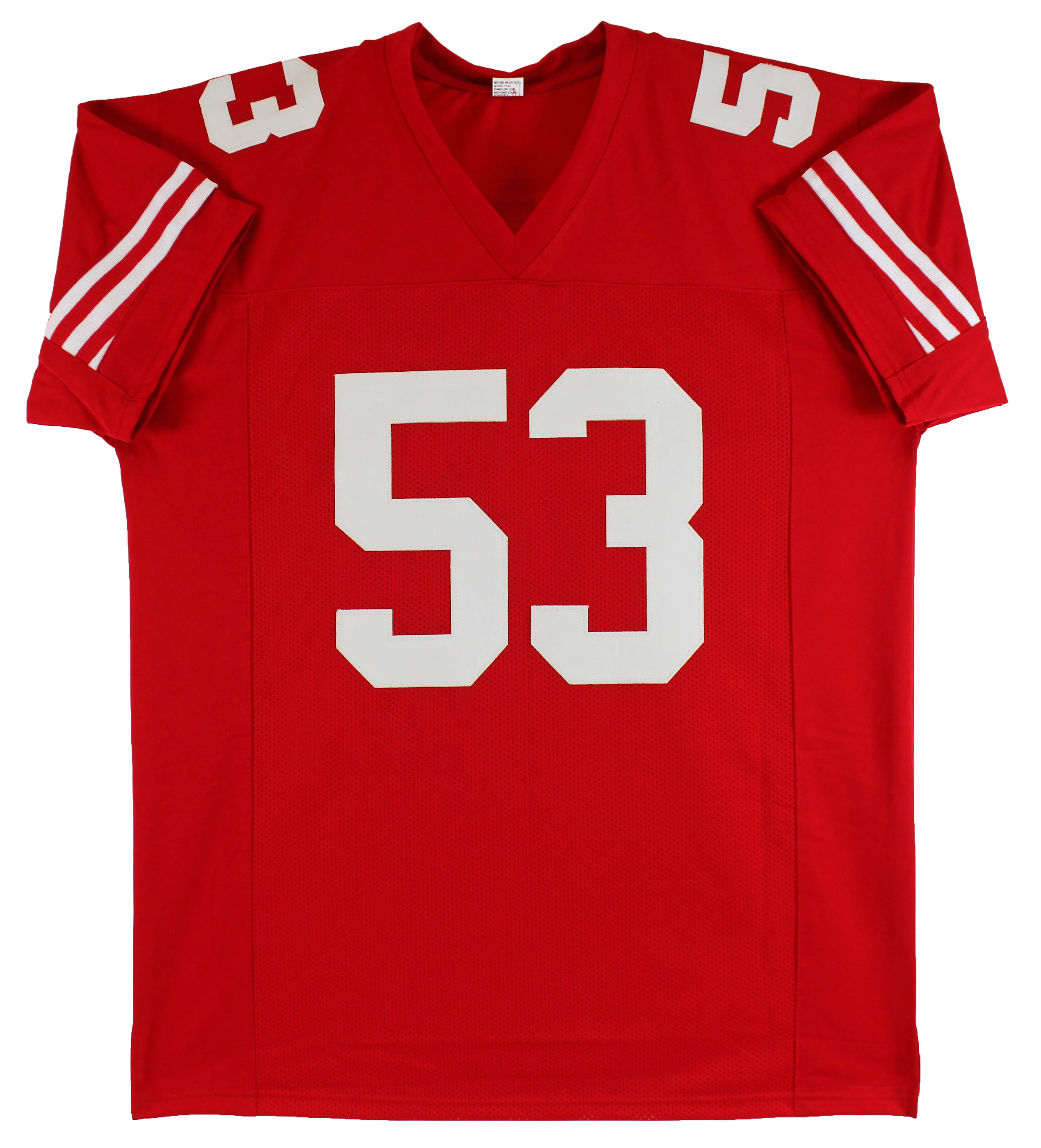 Navorro Bowman Authentic Signed Red Pro Style Jersey Autographed BAS - Image 4
