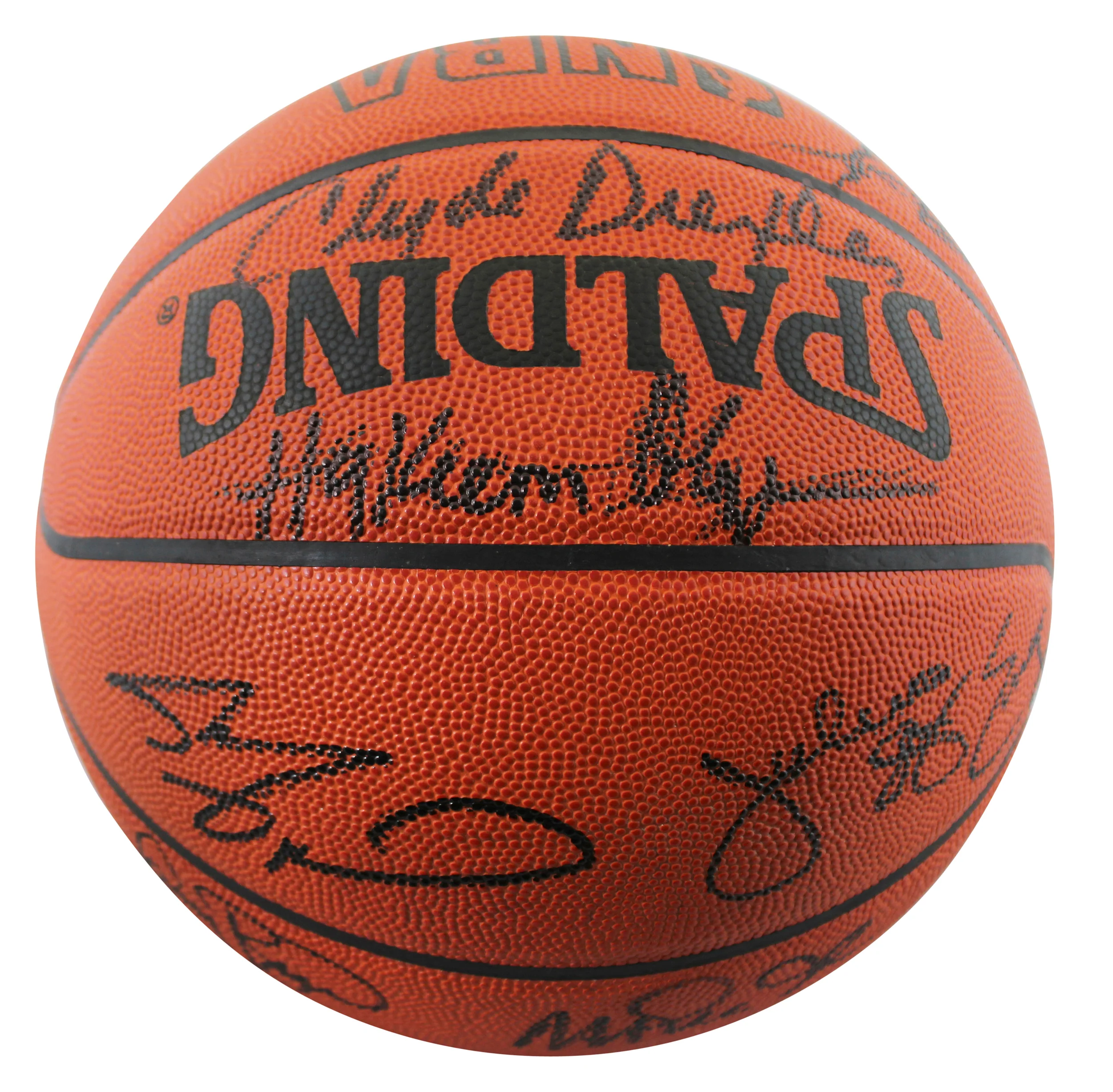 NBA 50 (13) Havelicek, Johnson, Bird, O'Neal Signed NBA Basketball BAS #AE13451 - Image 2