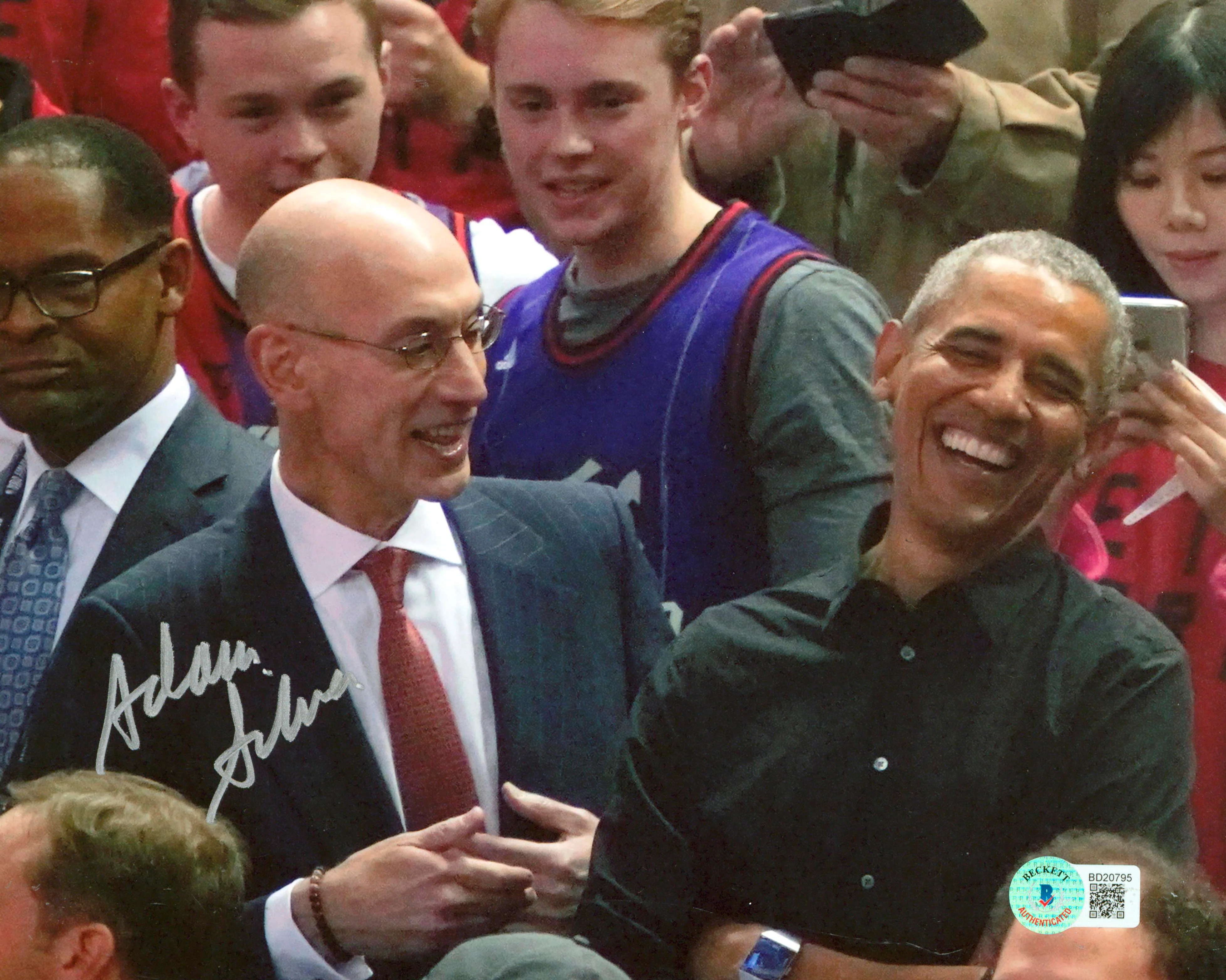 NBA Adam Silver Authentic Signed 8x10 Photo Autographed BAS #BD20795 - Image 2