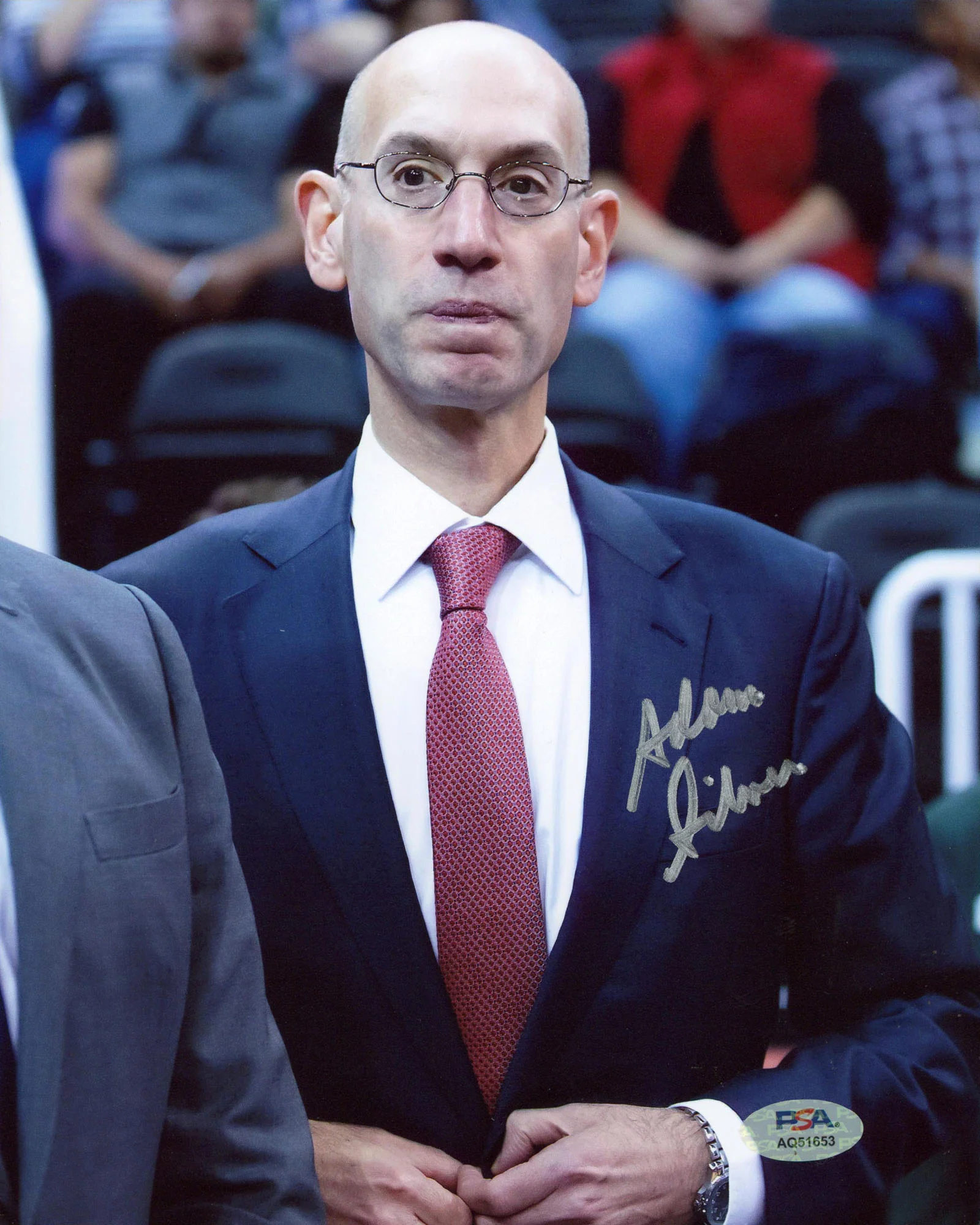 NBA Adam Silver Authentic Signed 8x10 Vertical Photo Autographed PSA/DNA 2 - Image 2