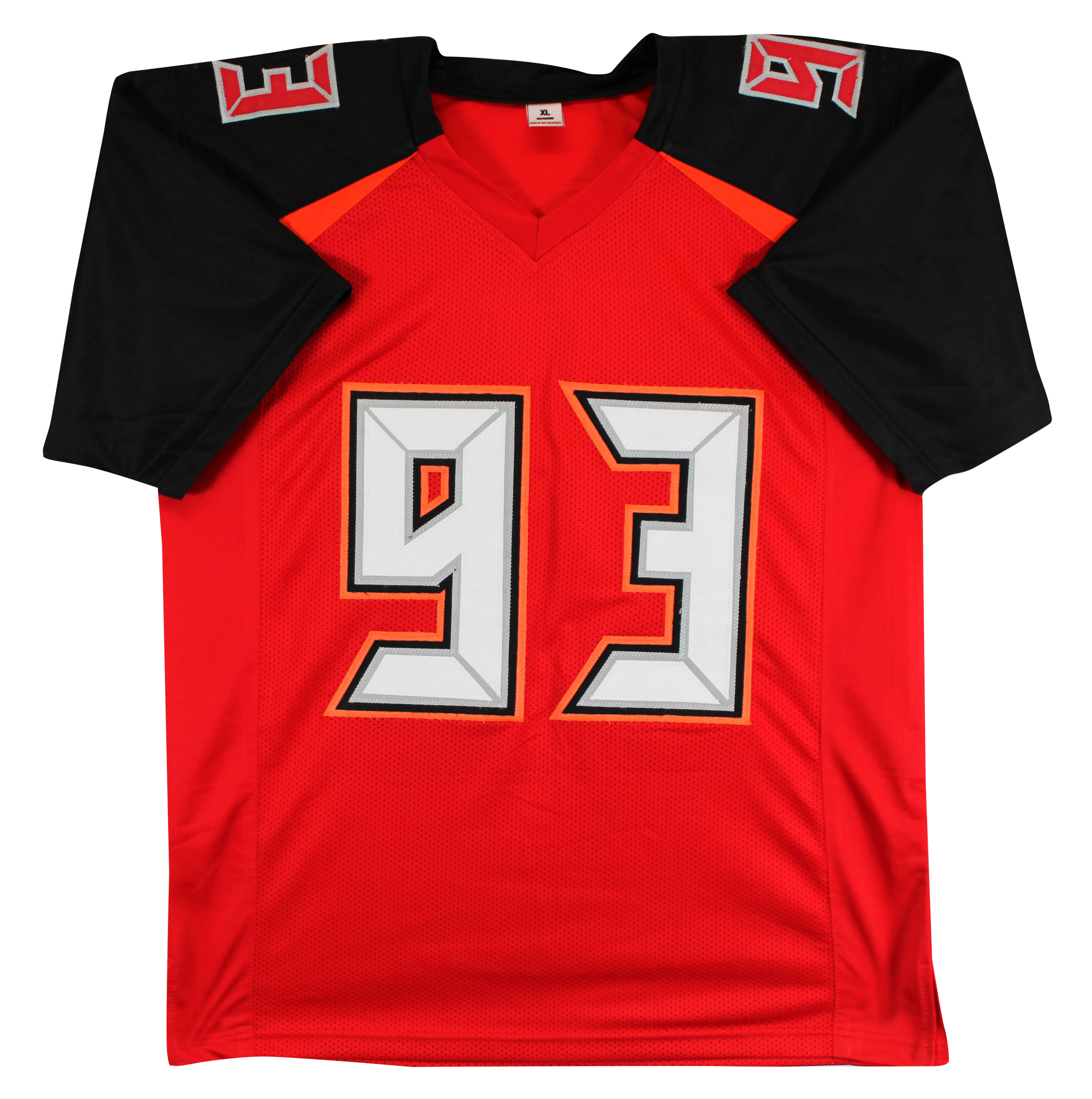 Ndamukong Suh Authentic Signed Red Pro Style Jersey Autographed BAS Witnessed - Image 4