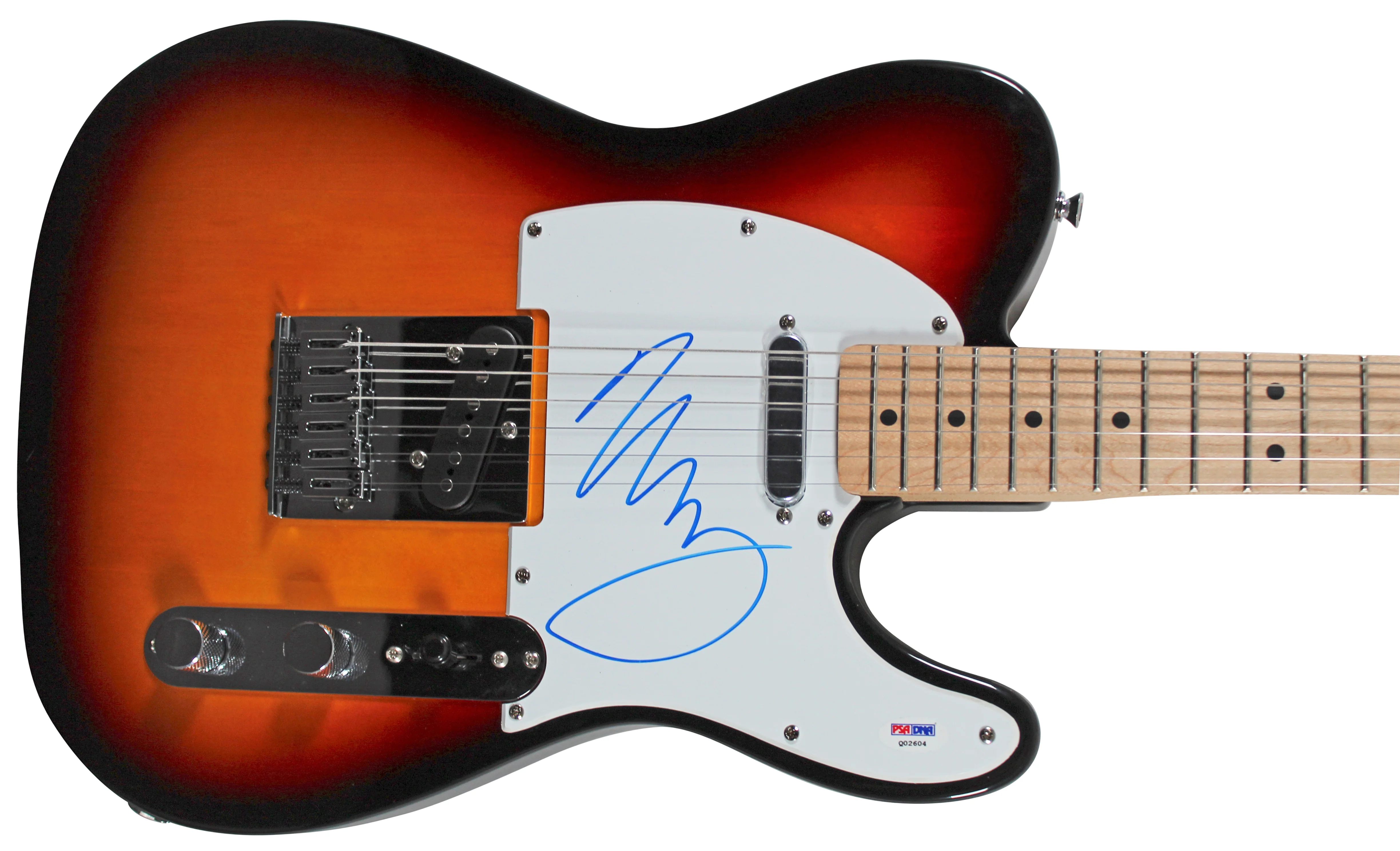 Neil Young Authentic Signed Fender Squier Telecaster Electric Guitar PSA #Q02604