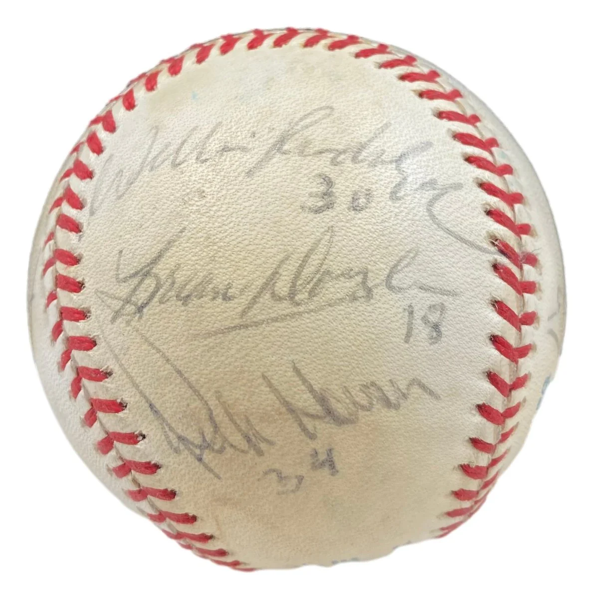 New York Yankees Greats Signed Official AL Baseball Mantle & More BAS AC61977 - Image 5