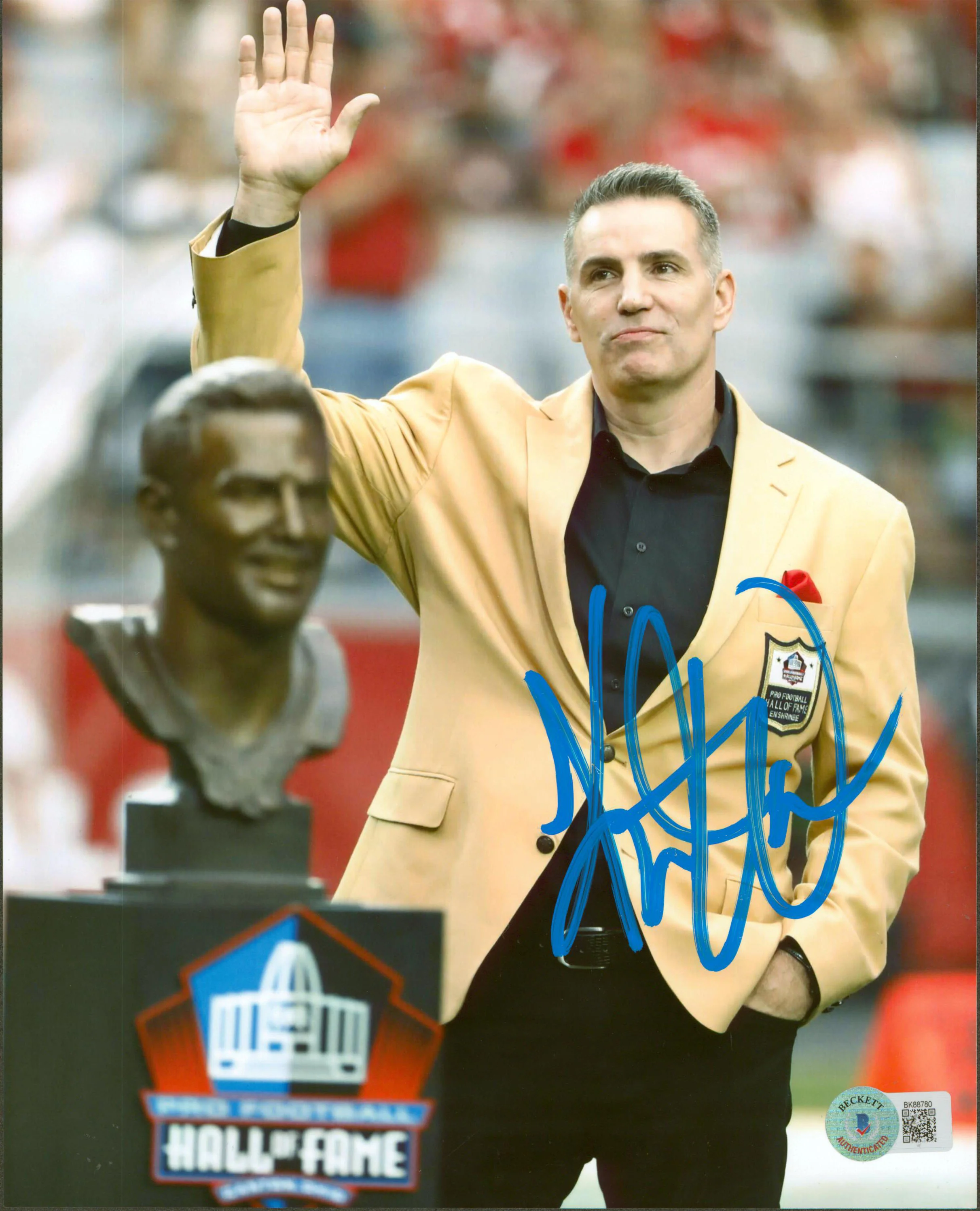 NFL Kurt Warner Authentic Signed 8x10 Photo Autographed BAS #BK88780 - Image 2