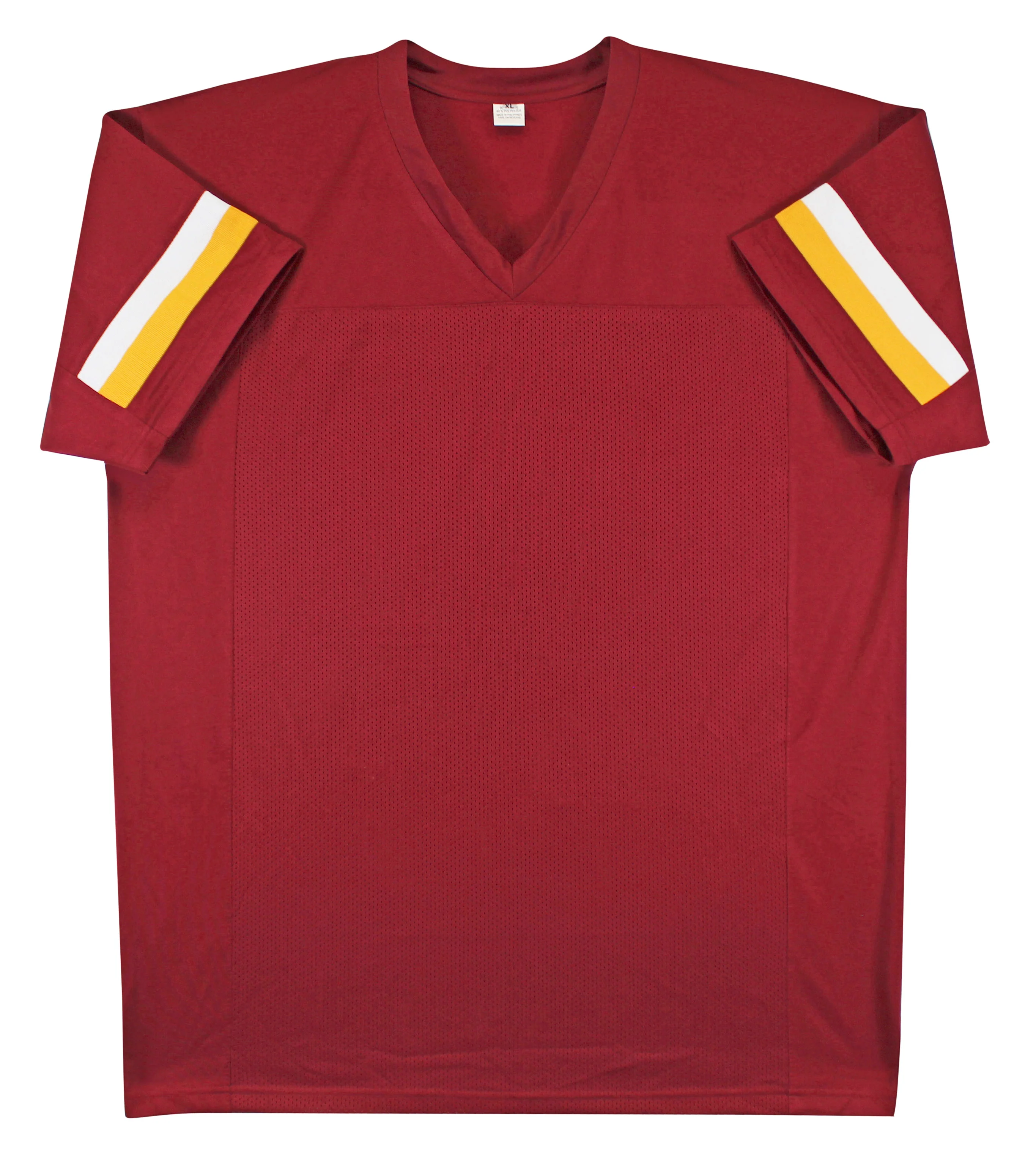 NFL MVPs (3) Theismann, Mosely & Brown Signed Maroon Pro Style Jersey BAS Wit - Image 6