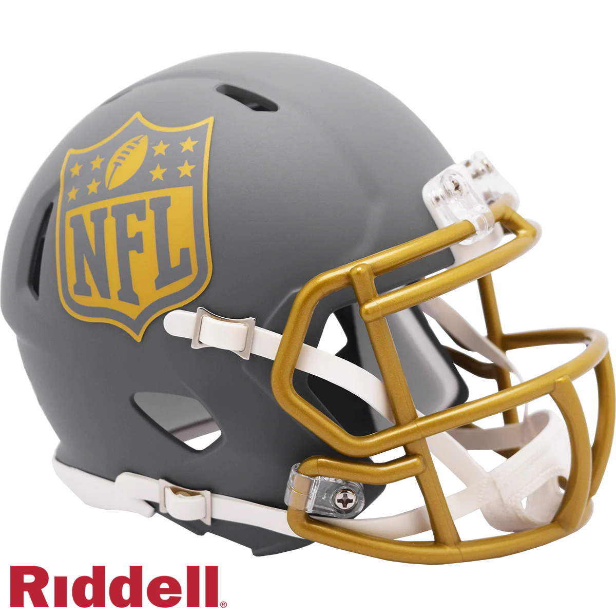 NFL Shield Slate Mini Football Helmet #8057623