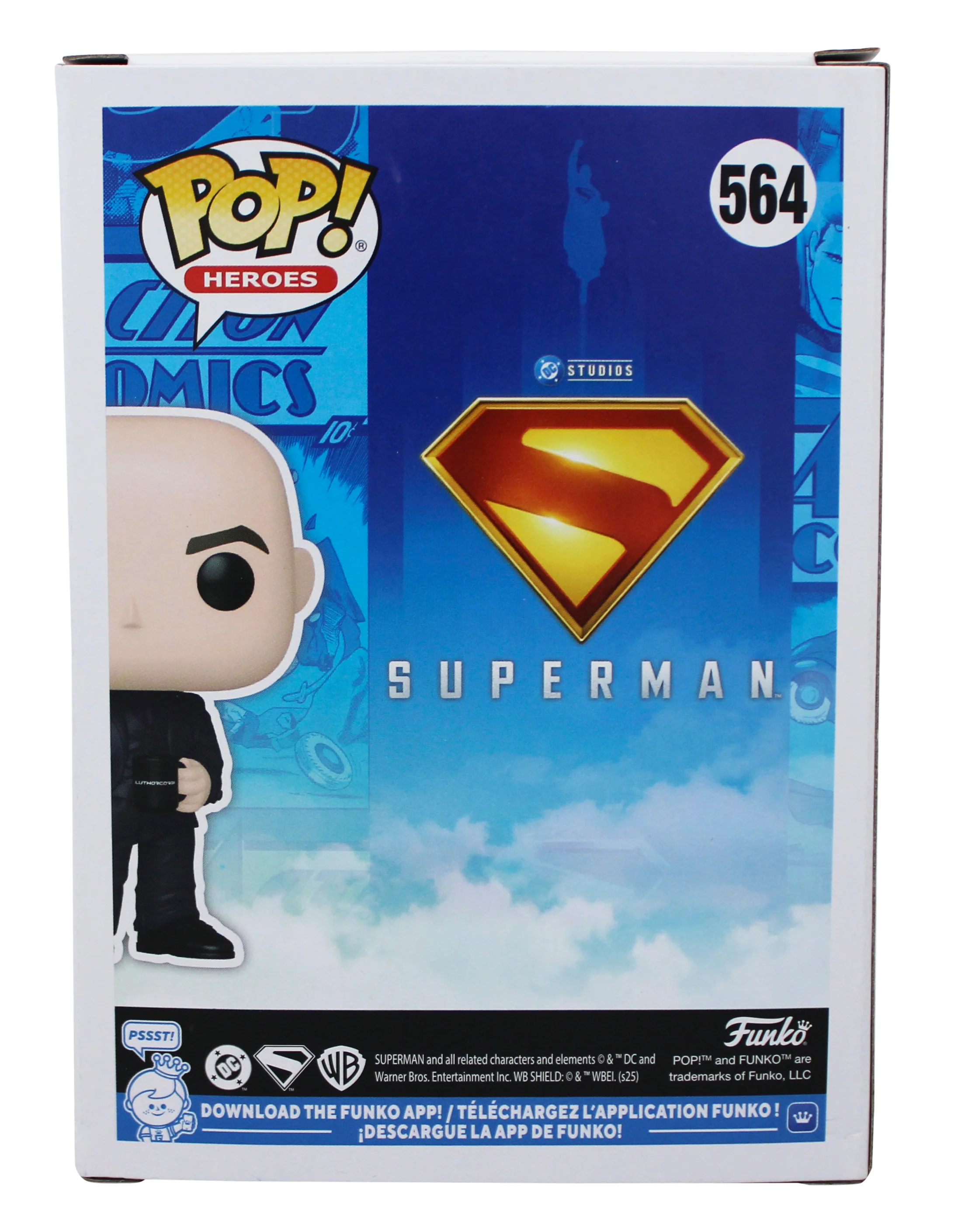 Nicholas Hoult Superman Signed Lex Luthor #564 Funko Pop Vinyl Figure JSA - Image 5