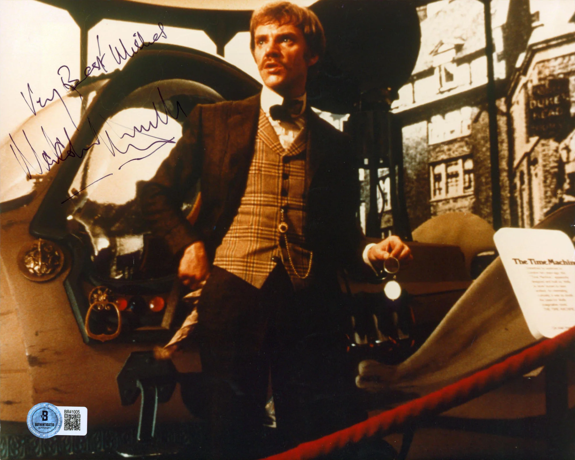 Nicholas Meyer Time After Time "Very Best Wishes" Signed 8x10 Photo BAS #BR41005 - Image 2
