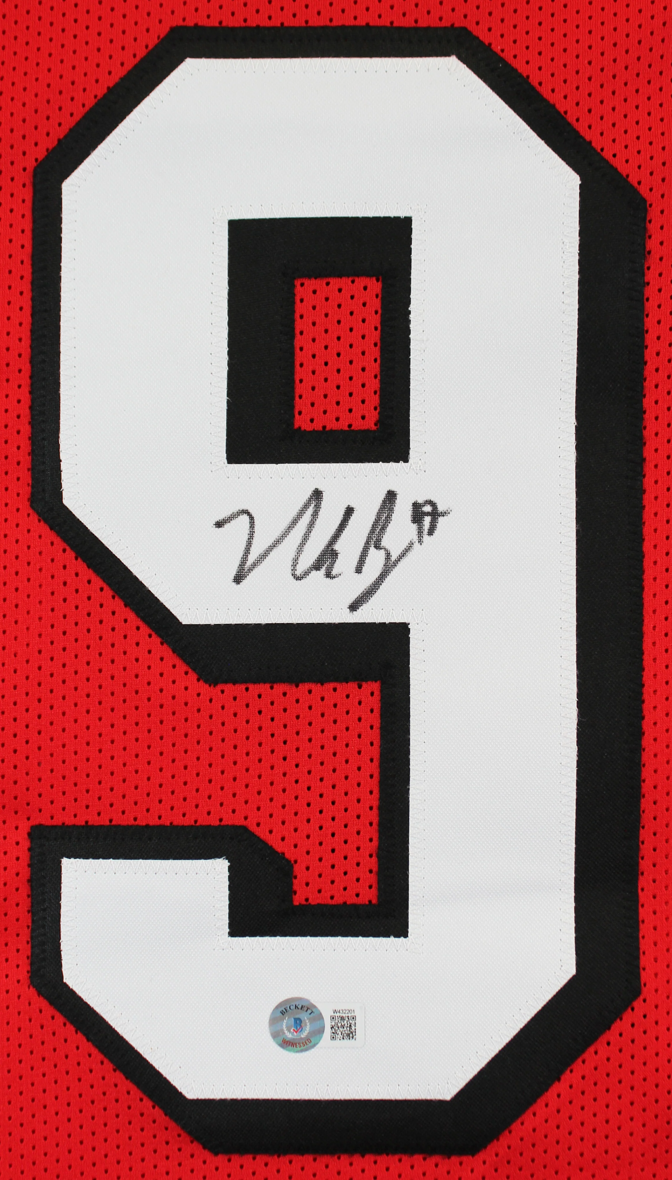 Nick Bosa Authentic Signed Red Pro Style Framed Jersey w/ Dropshadow BAS Witness - Image 3