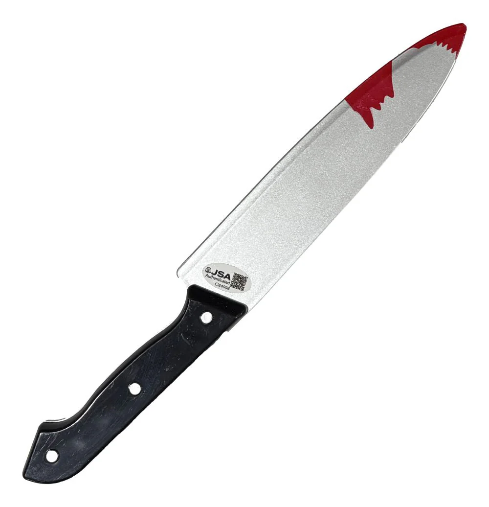 Nick Castle Signed Halloween Michael Myers 12" Toy Bloody Knife The Shape JSA - Image 2