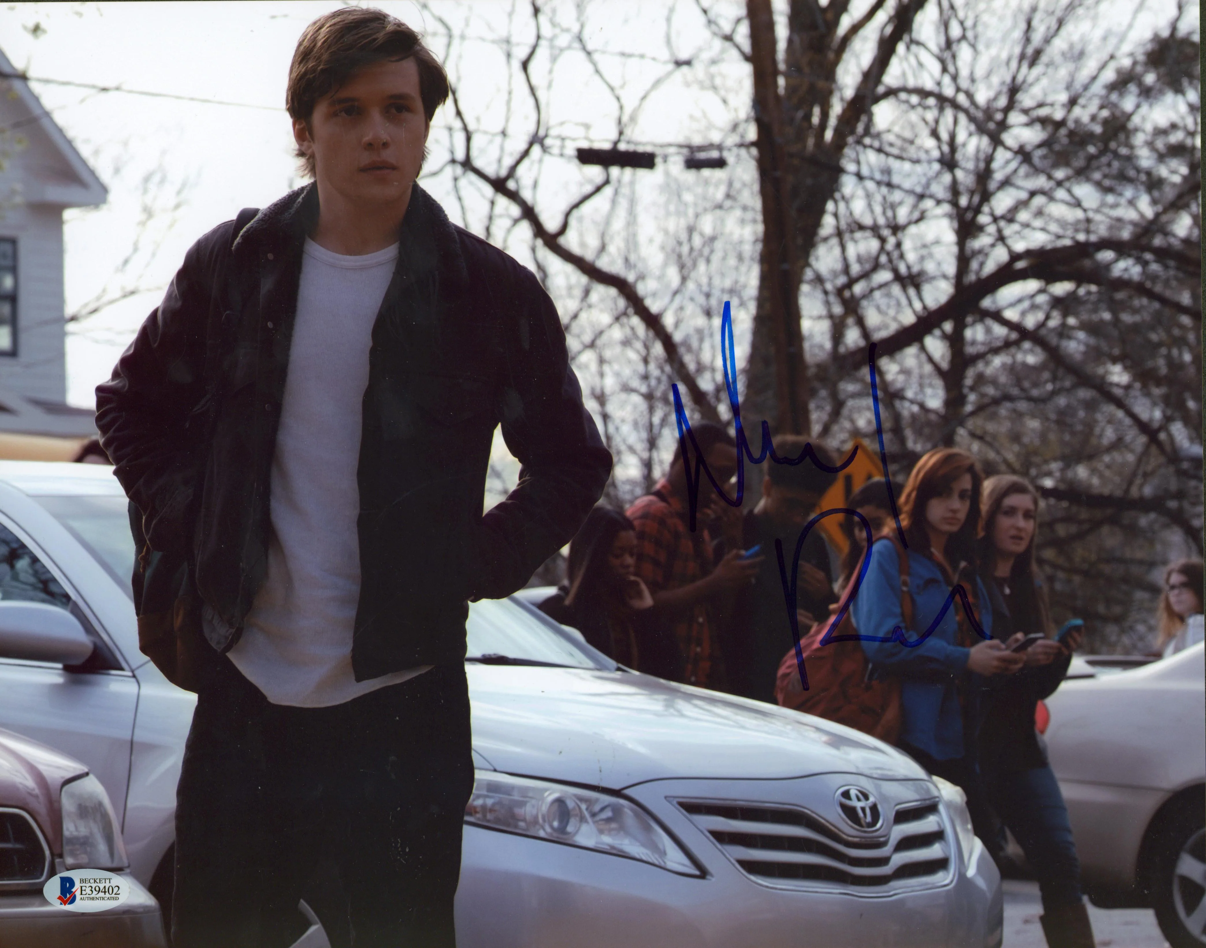Nick Robinson Love, Simon Authentic Signed 11x14 Photo Autographed BAS #E39402 - Image 2