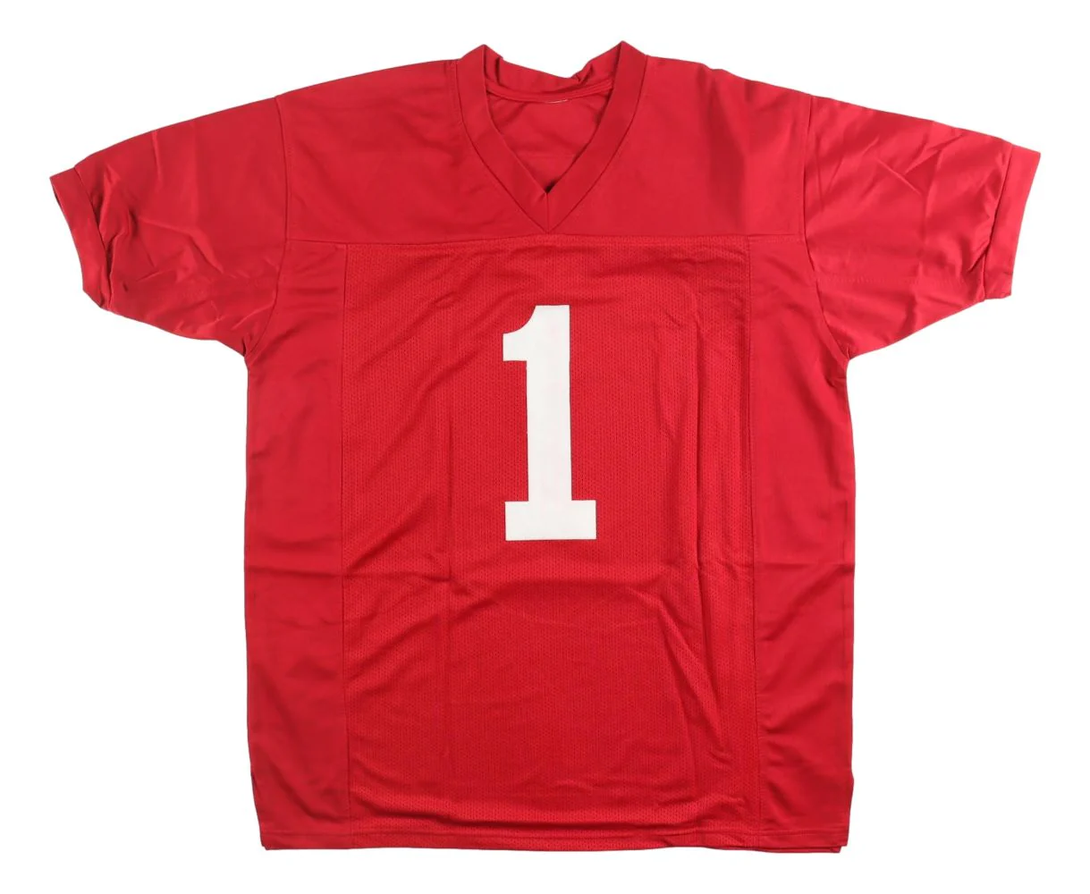 Nick Saban Alabama Signed Crimson Football Jersey BAS - Image 3