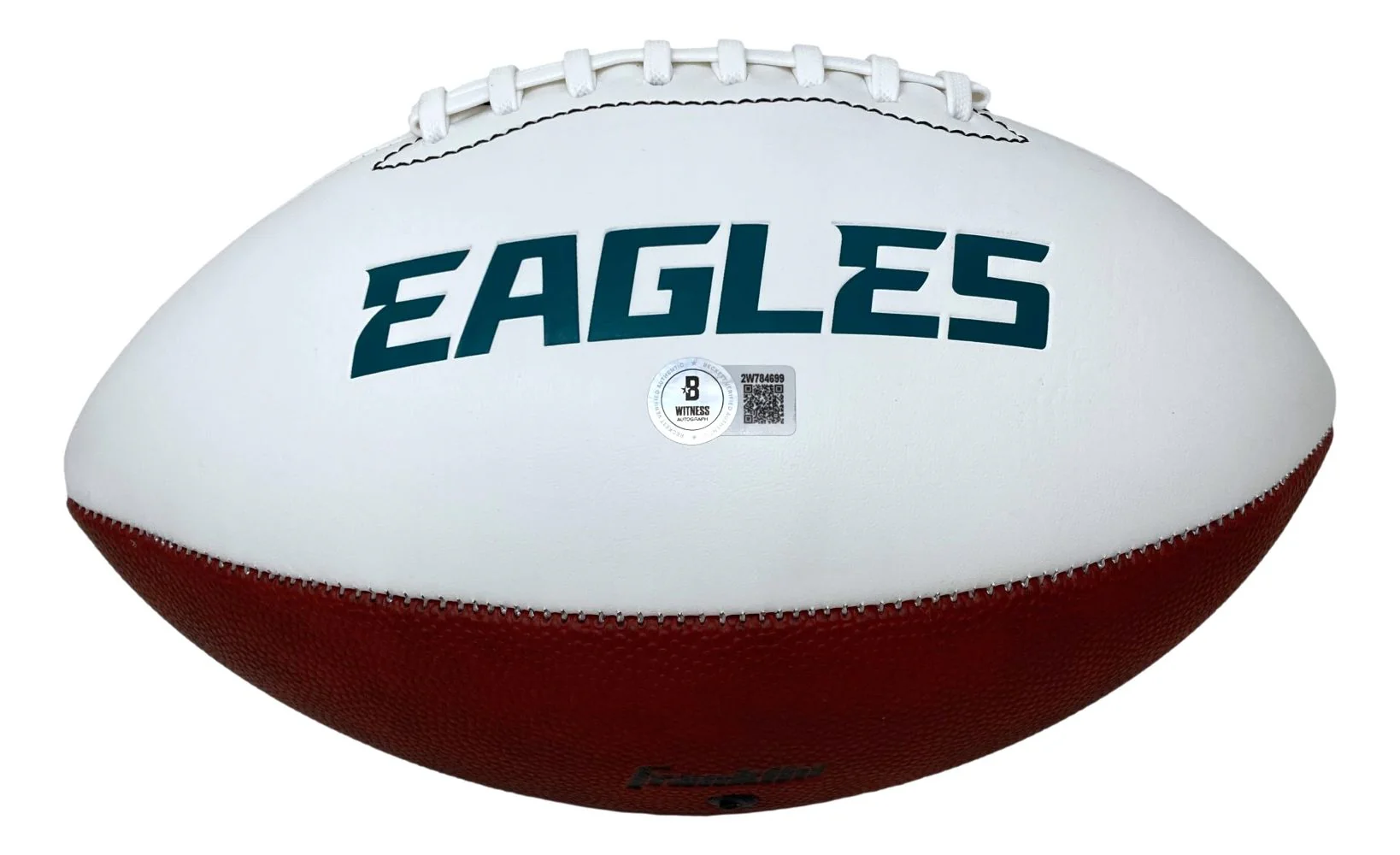Nick Sirianni Super Bowl 59 LIX Champ Signed Philadelphia Eagles Logo Football BAS - Image 2