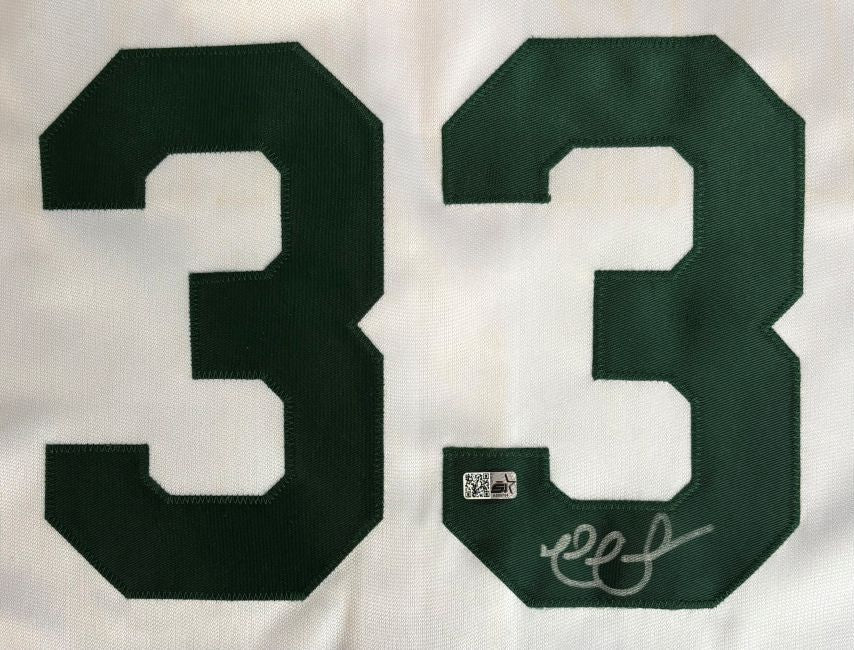 Nick Swisher Oakland Signed White Baseball Jersey Sports Integrity - Image 2