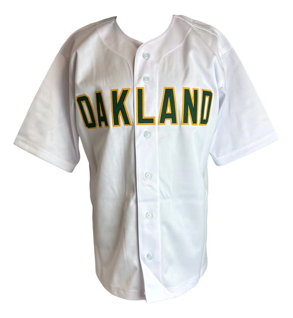 Nick Swisher Oakland Signed White Baseball Jersey Sports Integrity - Image 3