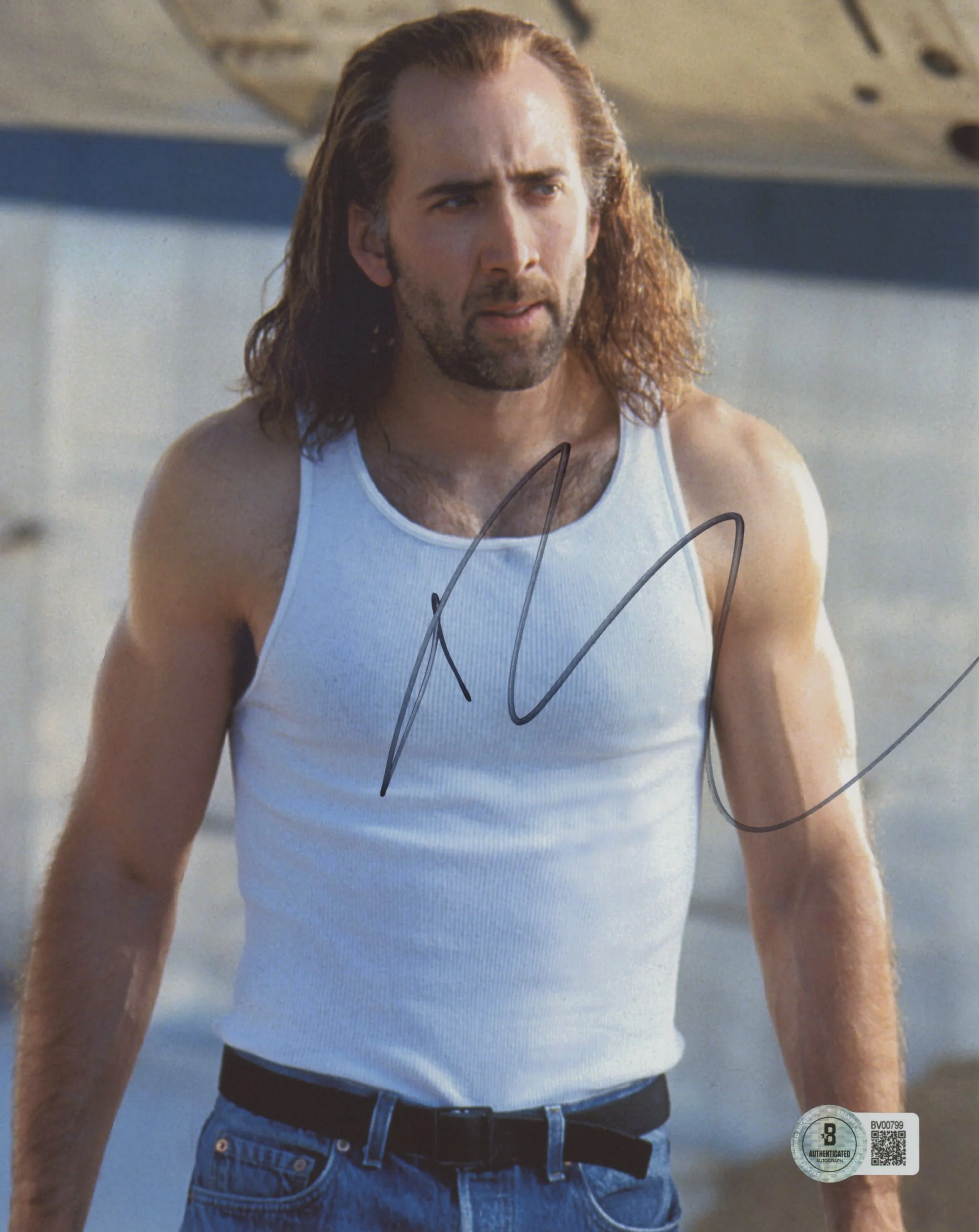 Nicolas Cage Con Air Authentic Signed 8x10 Photo Autographed BAS #BV00799 - Image 2