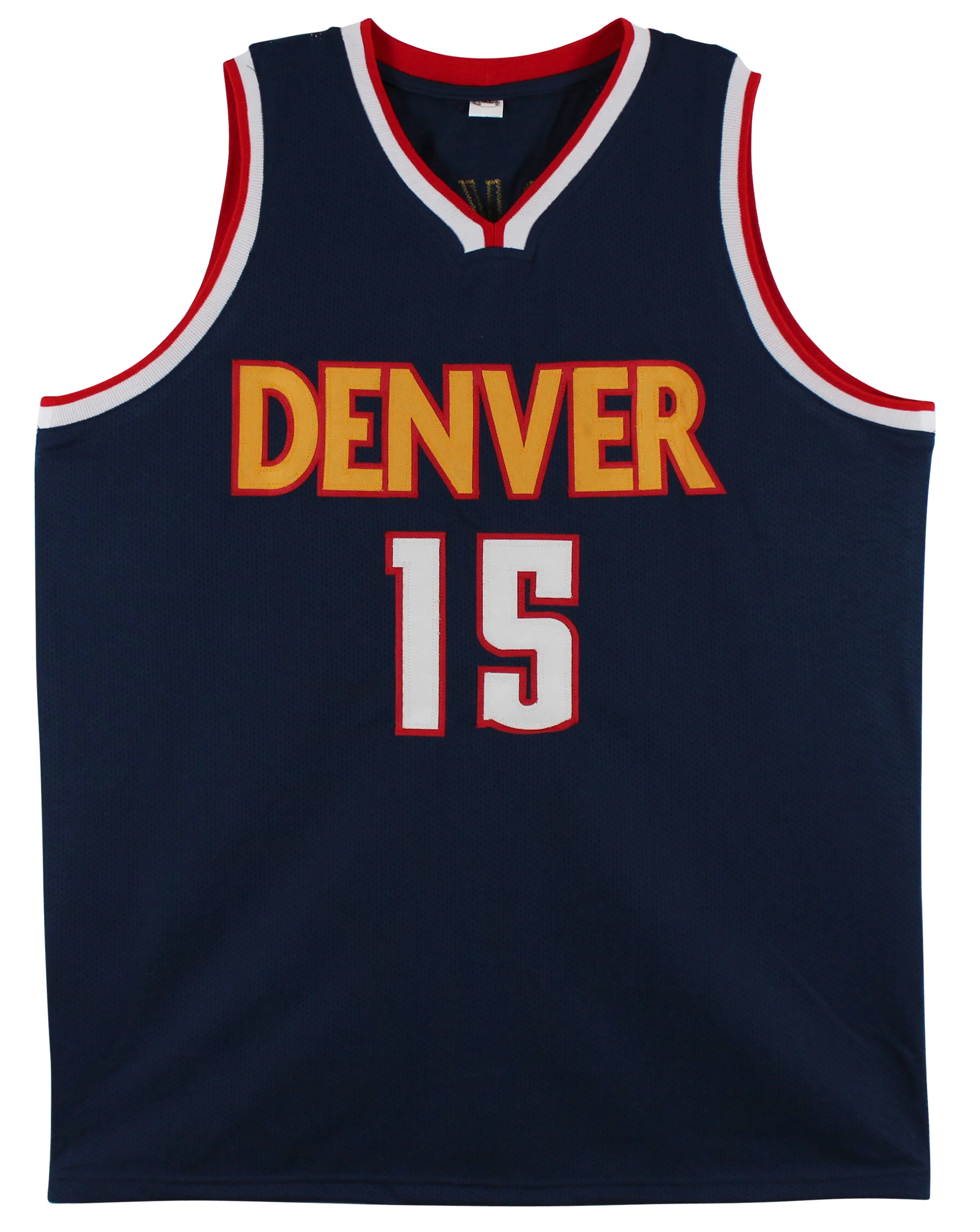 Nikola Jokic Authentic Signed Navy Blue Pro Style Jersey Autographed JSA - Image 4