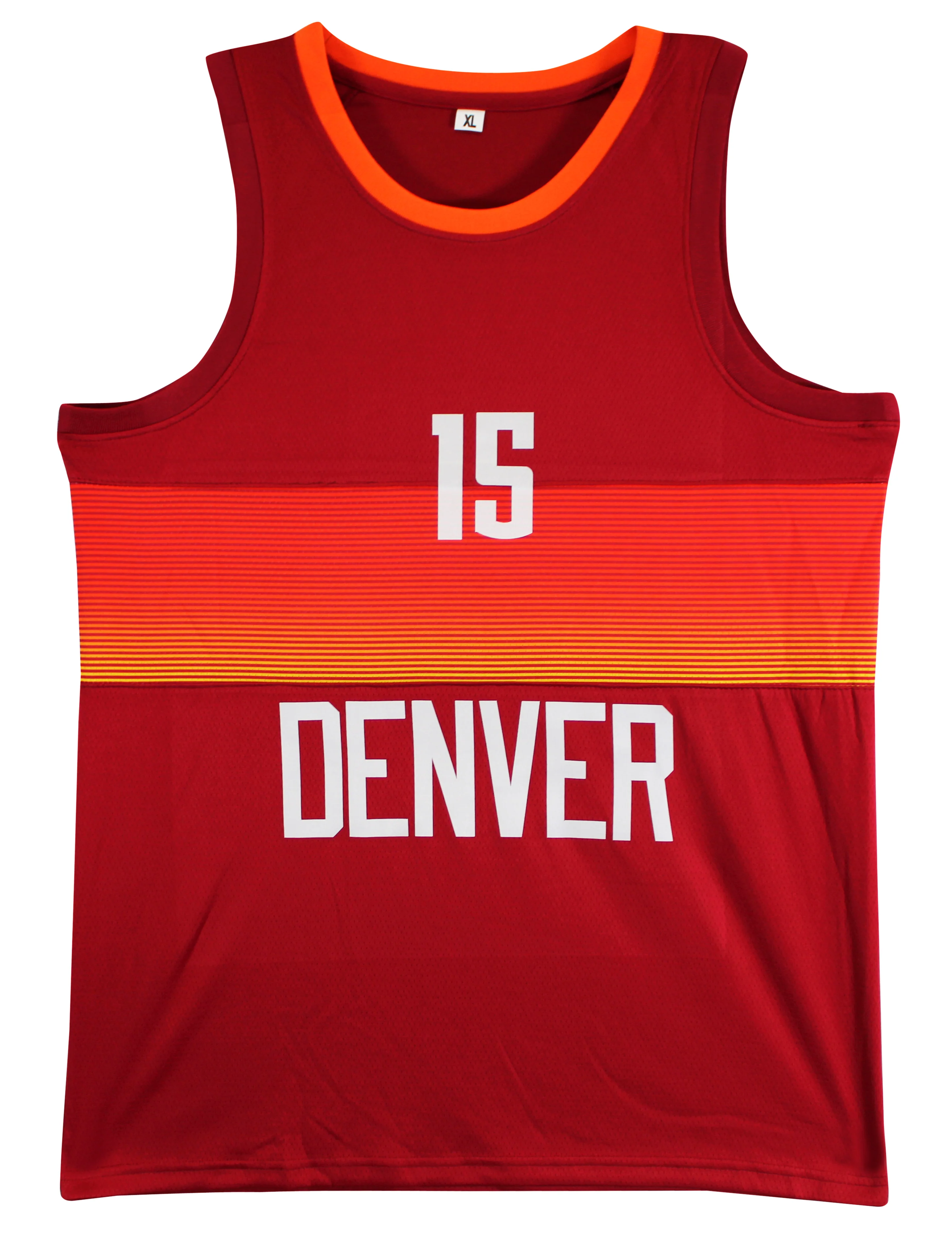Nikola Jokic Authentic Signed Red City Edition Pro Style Jersey Autographed JSA - Image 4