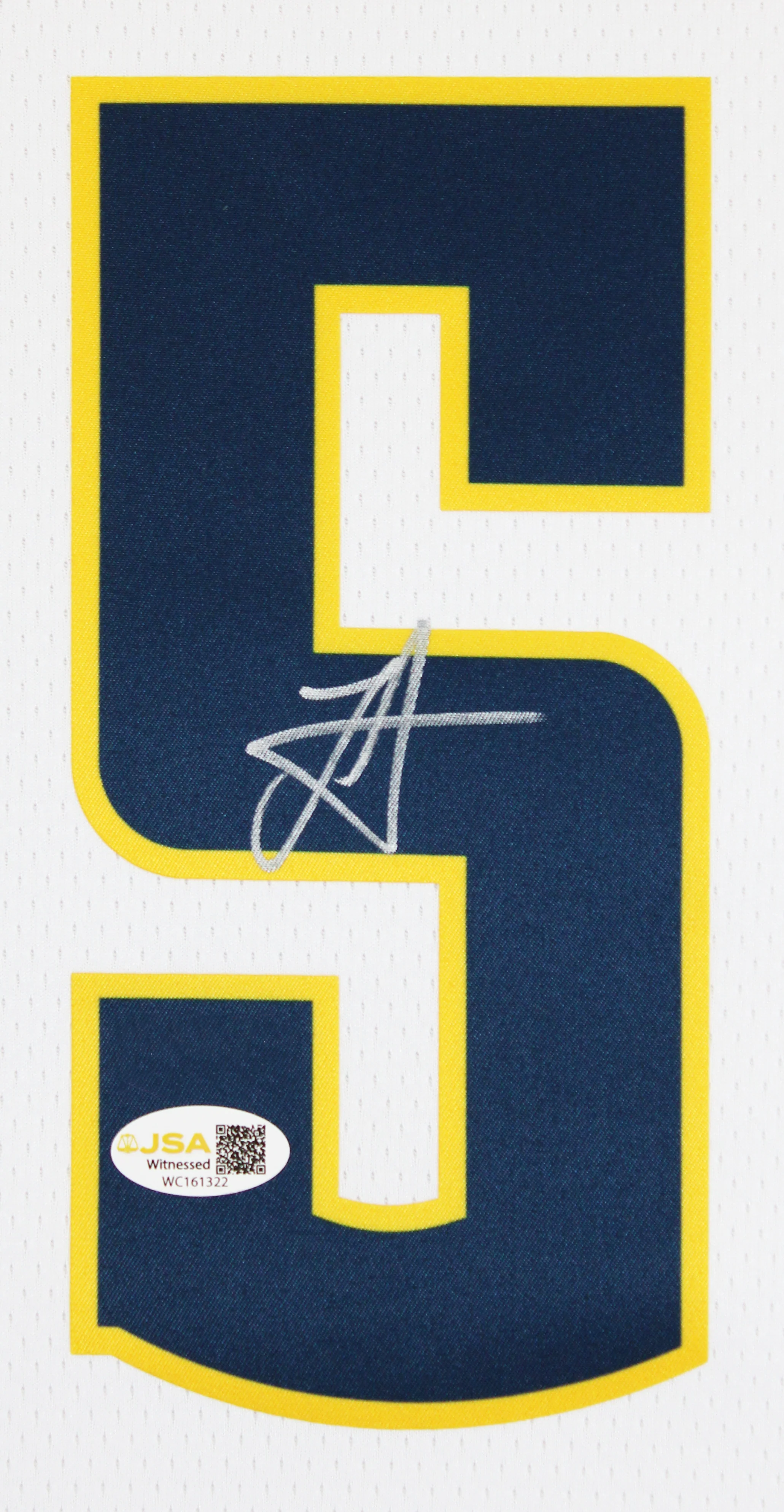 Nikola Jokic Authentic Signed White Pro Style Framed Jersey Autographed JSA 3 - Image 3