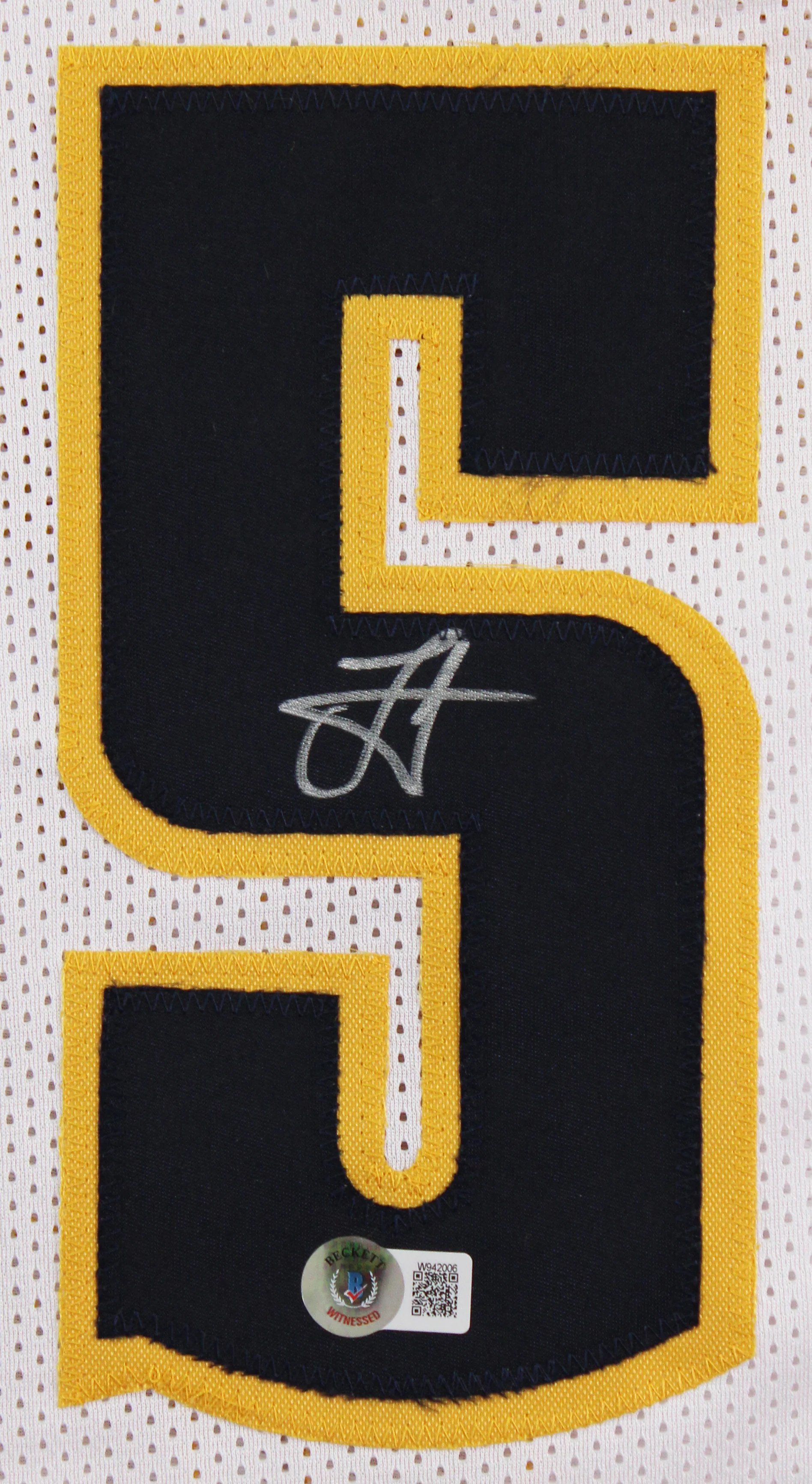 Nikola Jokic Authentic Signed White Pro Style Jersey Autographed BAS Witnessed - Image 3