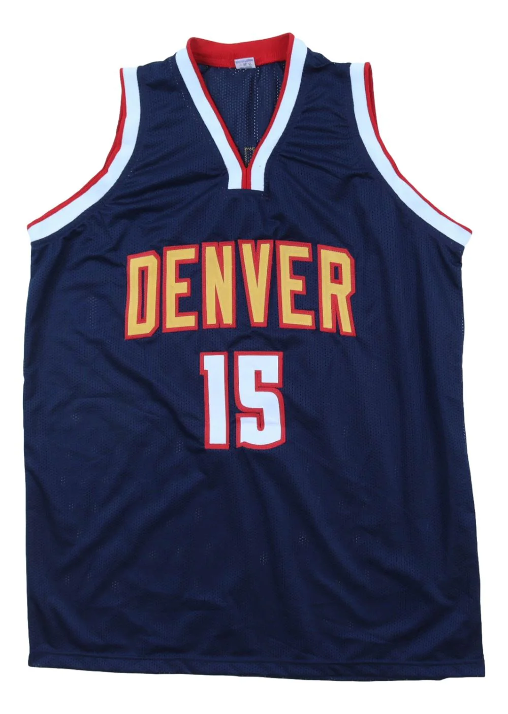 Nikola Jokic Denver Signed Navy Blue Basketball Jersey JSA Hologram - Image 3