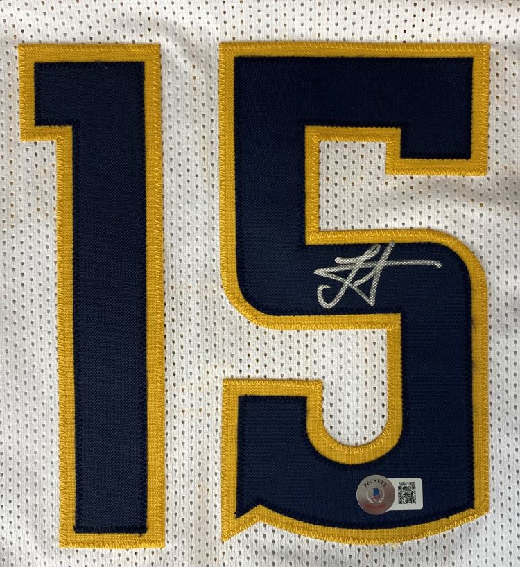 Nikola Jokic Denver Signed White Basketball Jersey BAS - Image 2