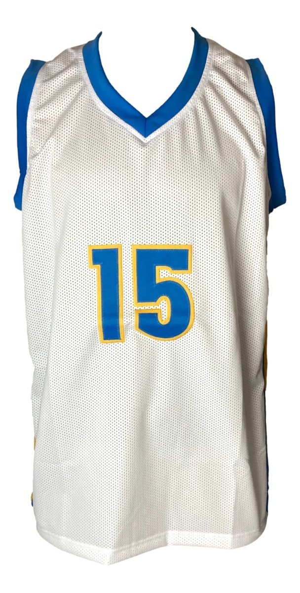 Nikola Jokic Denver Signed White Basketball Jersey JSA Hologram - Image 3